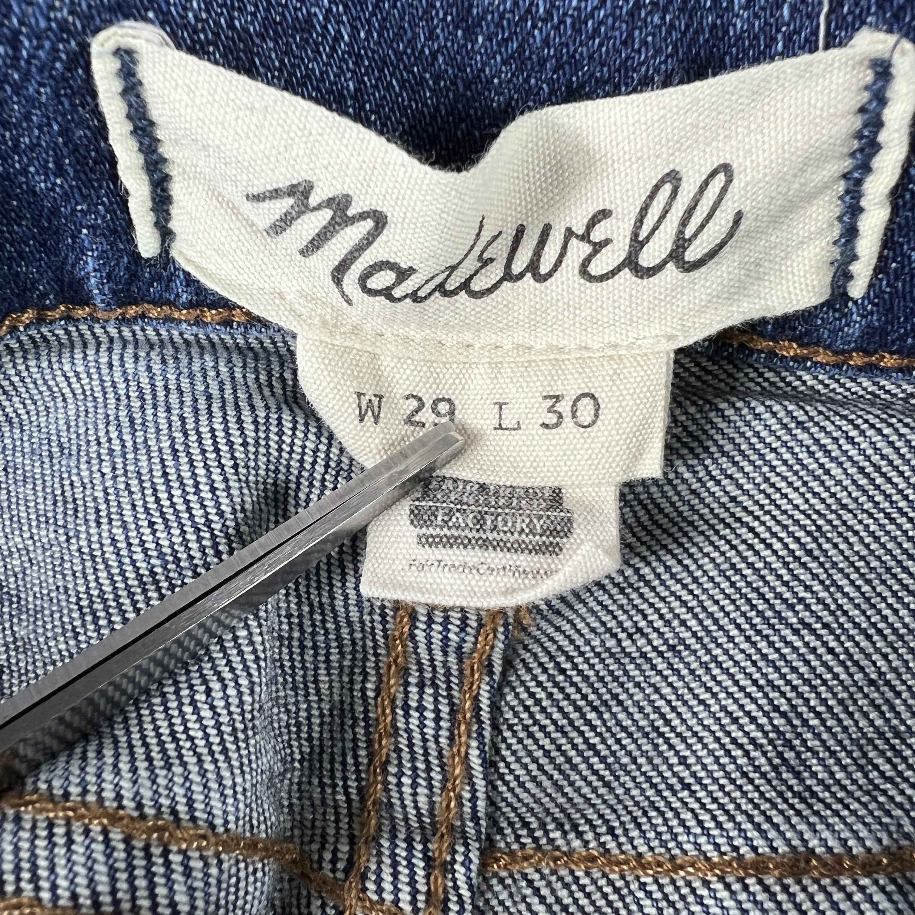 Madewell Madewell Jeans Athletic Slim Blue Faded Stretch Denim Size US 30 / EU 46 - 7 Thumbnail