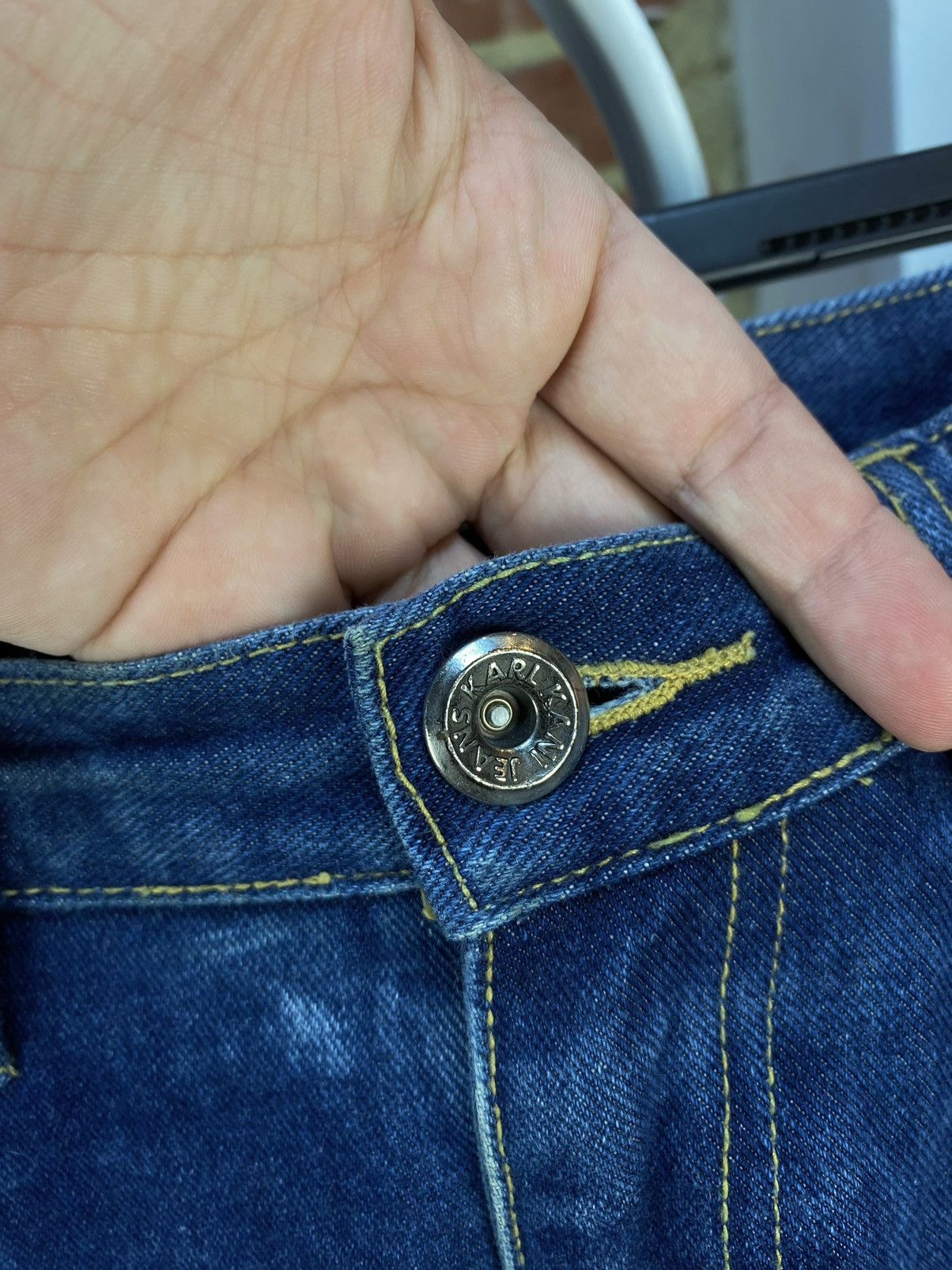 Karl Kani × Vintage Vintage Karl Kani Baggy Big Blue Jeans Size US 34 / EU 50 - 7 Thumbnail