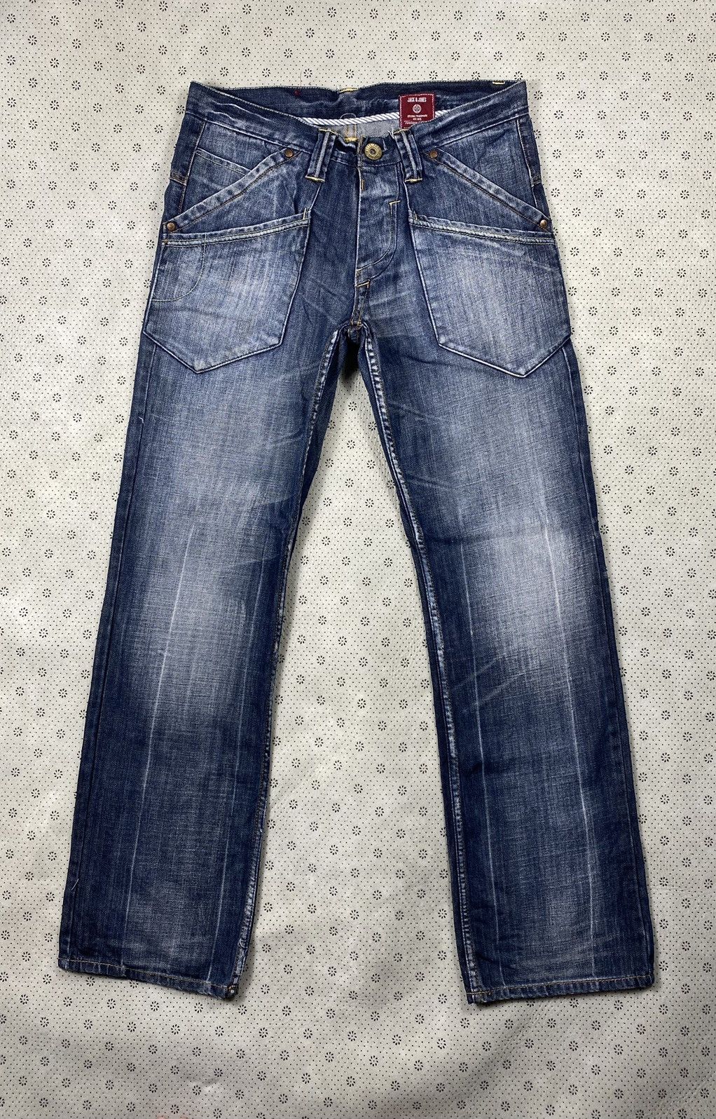 image of Authentic x Distressed Denim Bushpant Denim By Jack & John in Blue, Men's (Size 34)