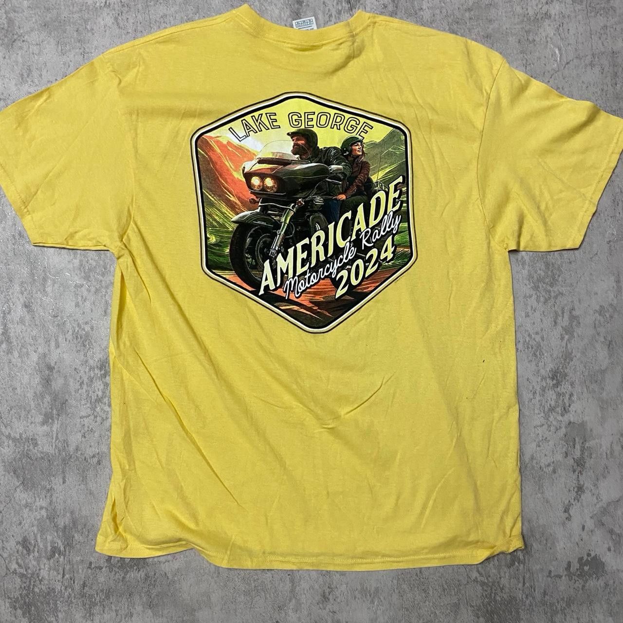 Other Yellow Lake George Americanade Motorcycle Rally 2024 Size US XL / EU 56 / 4 - 1 Thumbnail