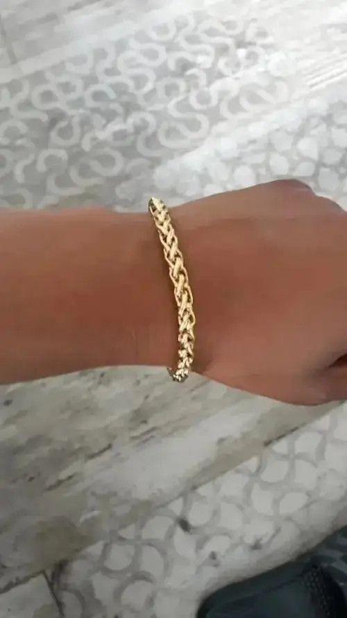 Jewelry 6Mm Width Keel Chain Bracelet in Gold, Men's