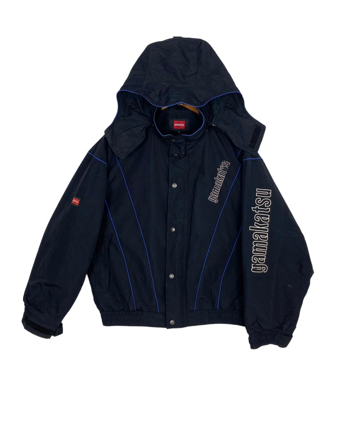 Japanese Brand Rare‼️ Gamakatsu Hoodie Jacket Spellout Size US L / EU 52-54 / 3 - 1 Thumbnail