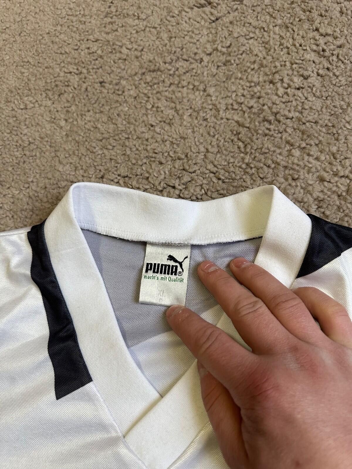 Puma 1990s PUMA TEMPLATE FOOTBAL SHIRT SOCCER JERSEY sz XL MEN #4 Size US XL / EU 56 / 4 - 5 Thumbnail