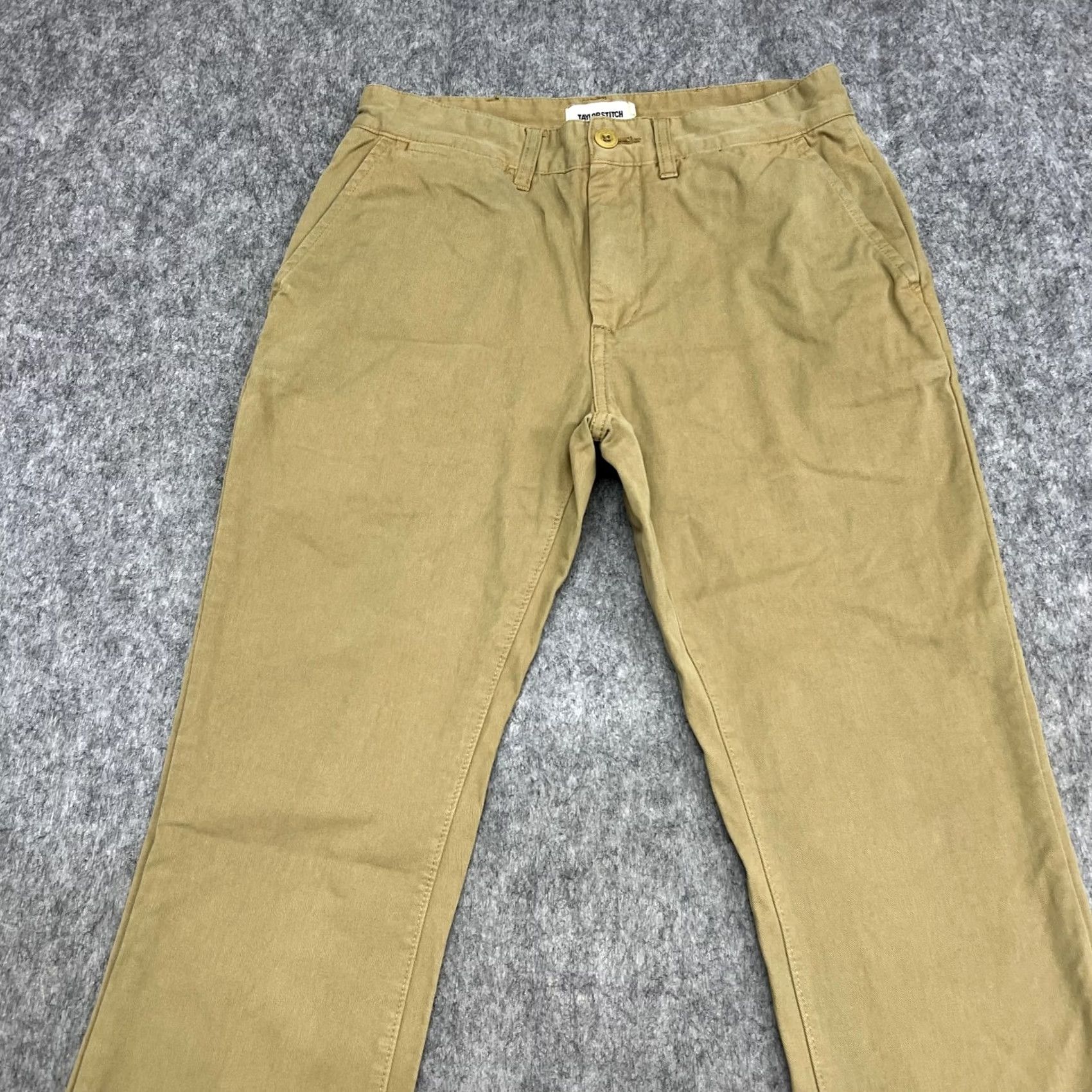Taylor Stitch Taylor Stitch Foundation Pants Mens 28x32 Beige Slim Chino Organic Cotton Casual Size US 28 / EU 44 - 6 Thumbnail