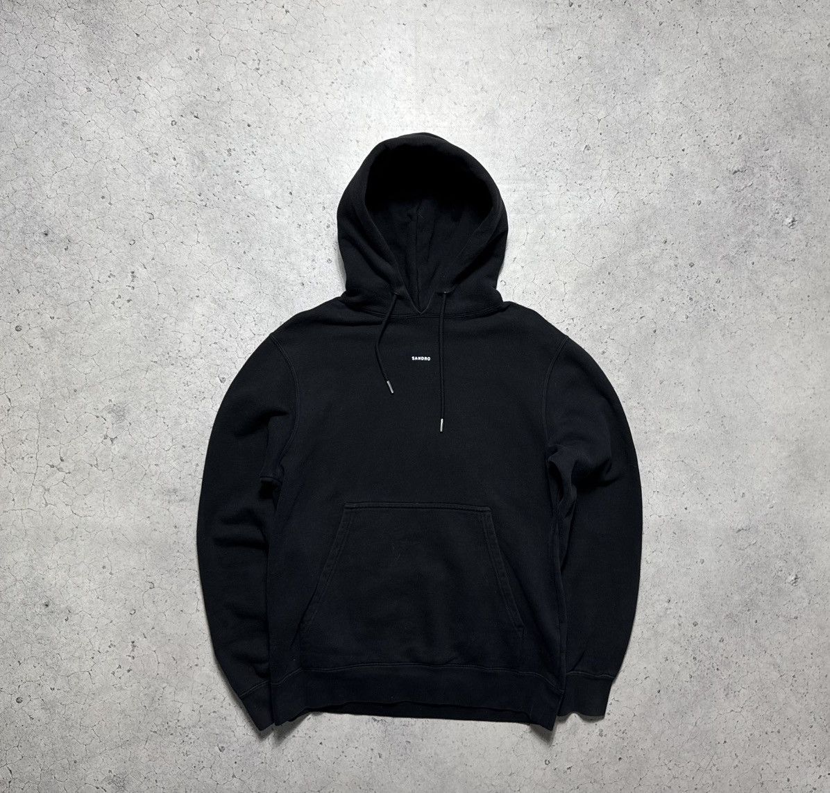 Sandro Sandro Paris Black Hoodie Size US S / EU 44-46 / 1 - 1 Thumbnail