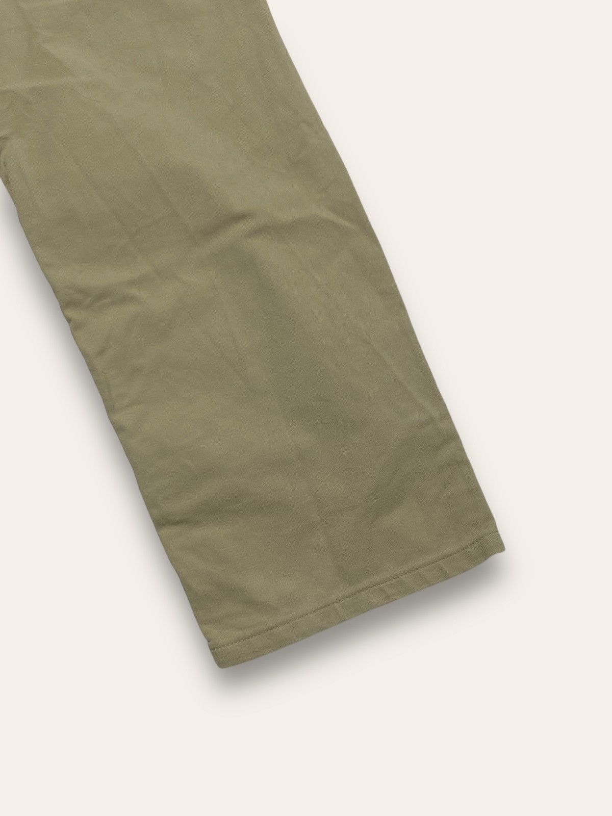 Lee 90s Vintage LEE Beige Pants Baggy Wide W35 L31 Size US 35 - 9 Thumbnail