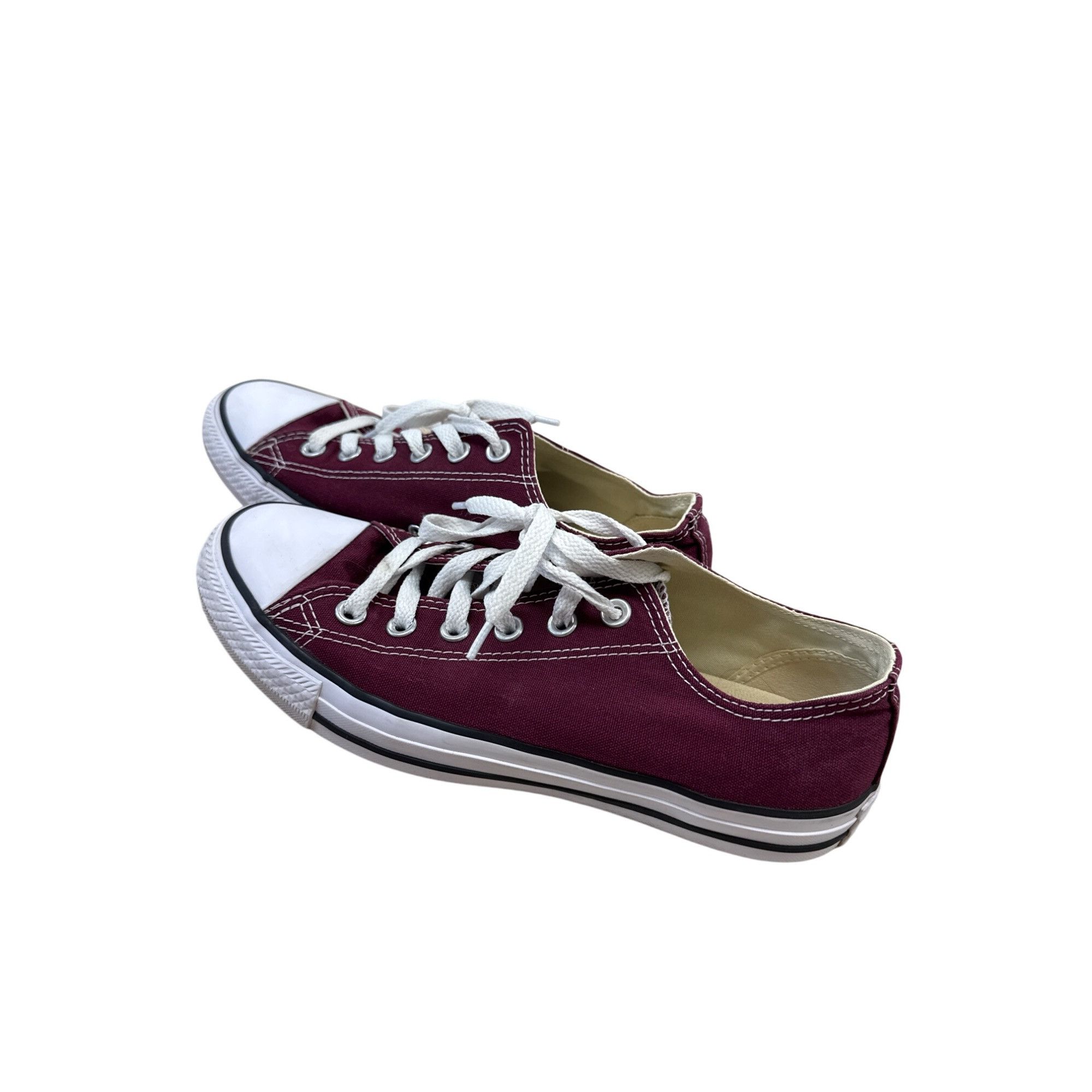 Converse Converse All Star Low Top Sneakers Unisex Size M7/W9 Red Whi Size US 7 / EU 40 - 3 Thumbnail