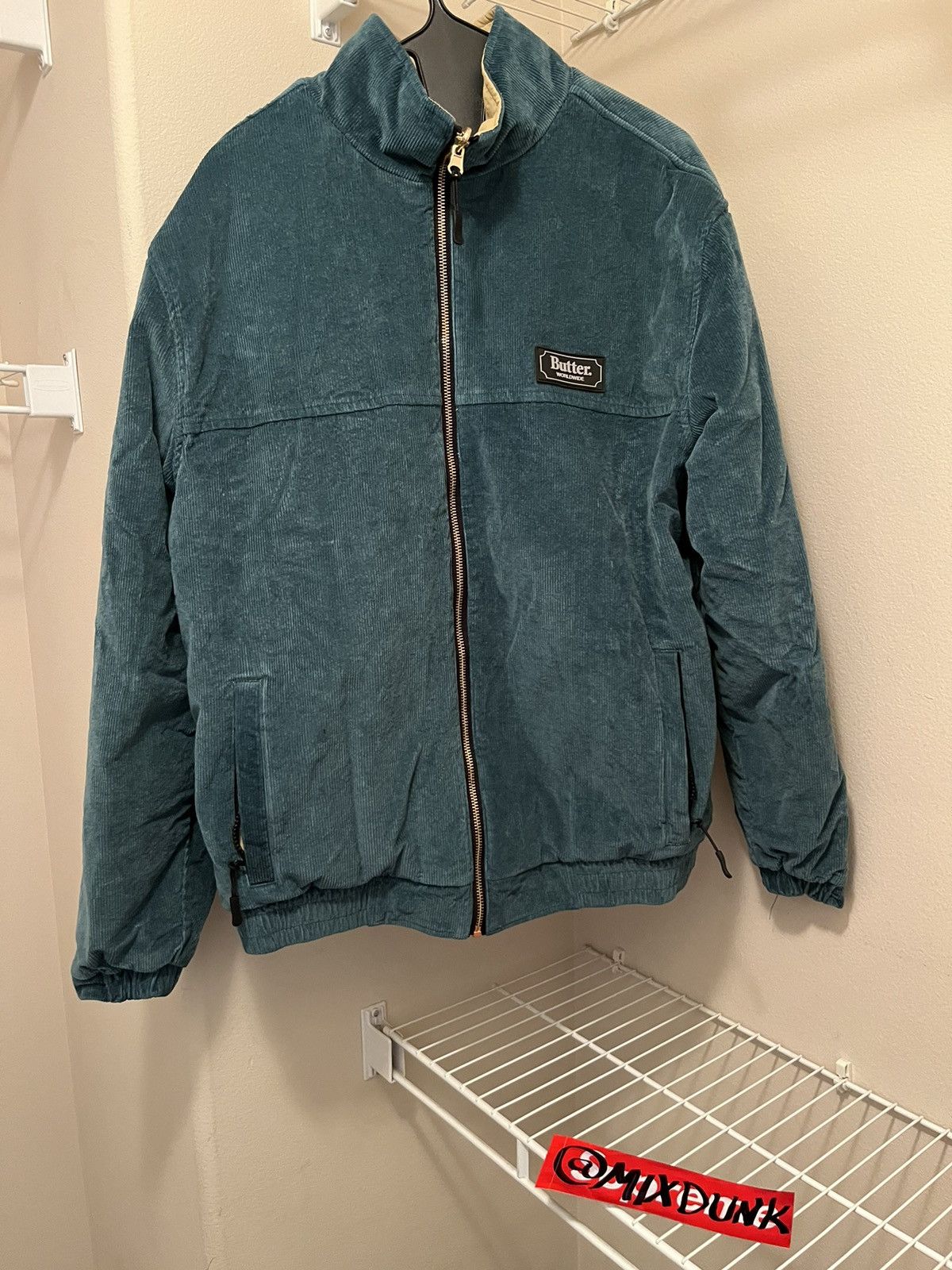 Butter Goods Butter Goods Lodge Corduroy Reversible Jacket Teal/Sand Size US L / EU 52-54 / 3 - 1 Thumbnail