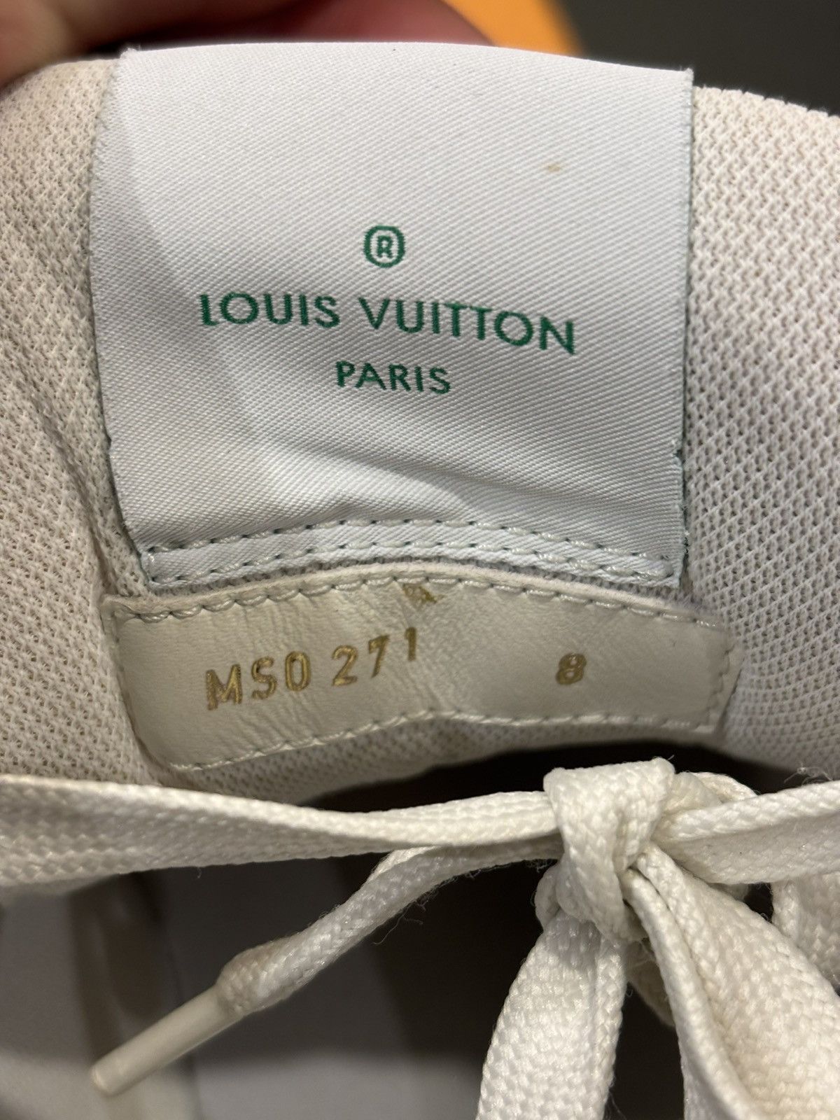 Louis Vuitton Louis Vuitton Strap Trainer White Green Size US 8 / EU 41 - 6 Thumbnail