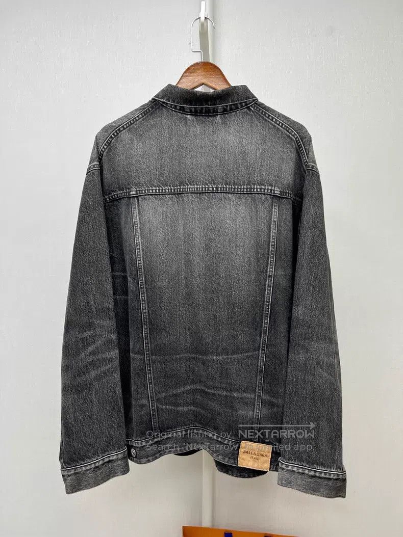 Balenciaga Balenciaga Black Denim Jacket Size US XS / EU 42 / 0 - 2 Thumbnail