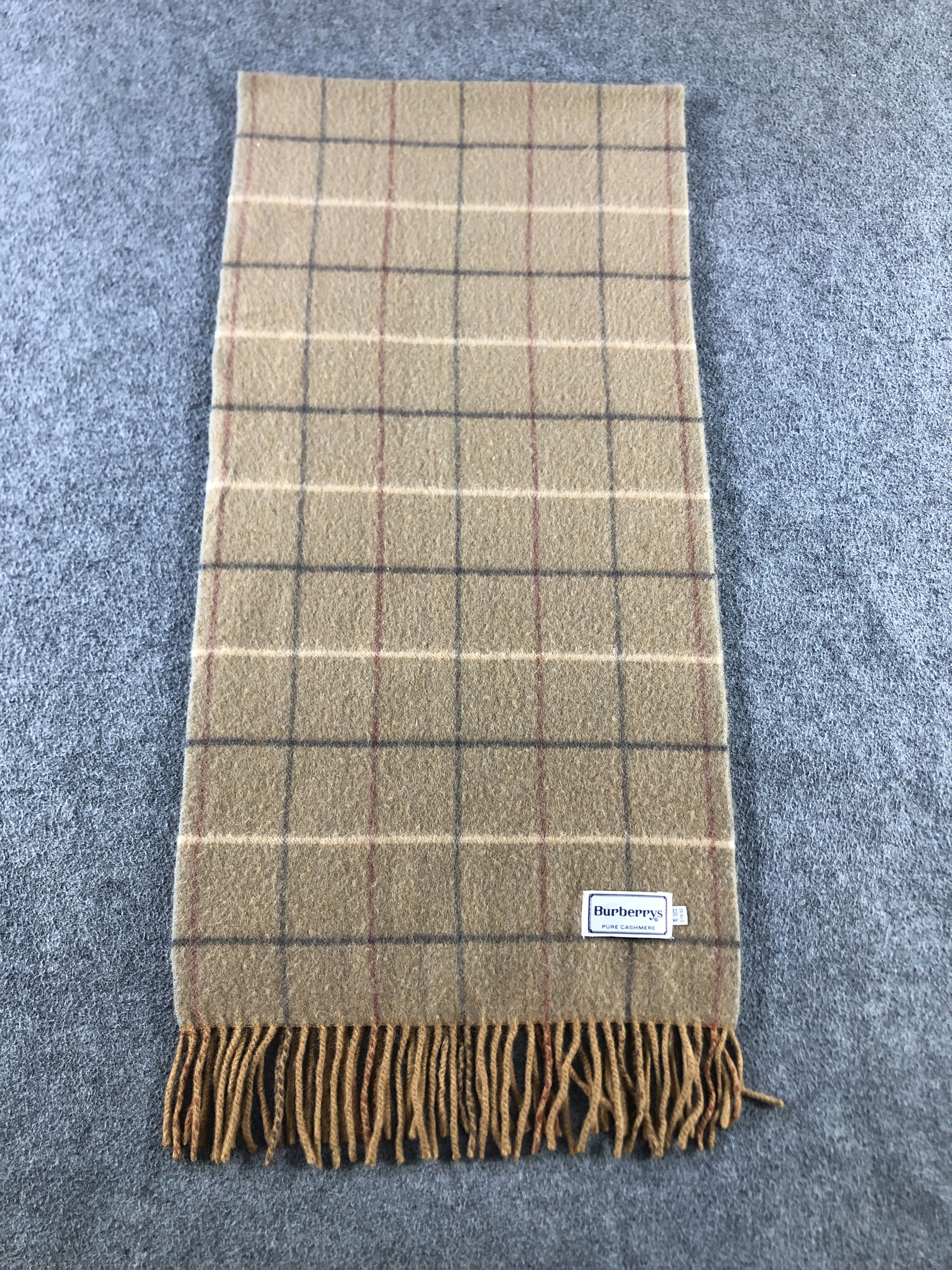 Burberry Burberry Pure Cashmere Scarf / Muffler / Neckwear P802 Size ONE SIZE - 3 Thumbnail