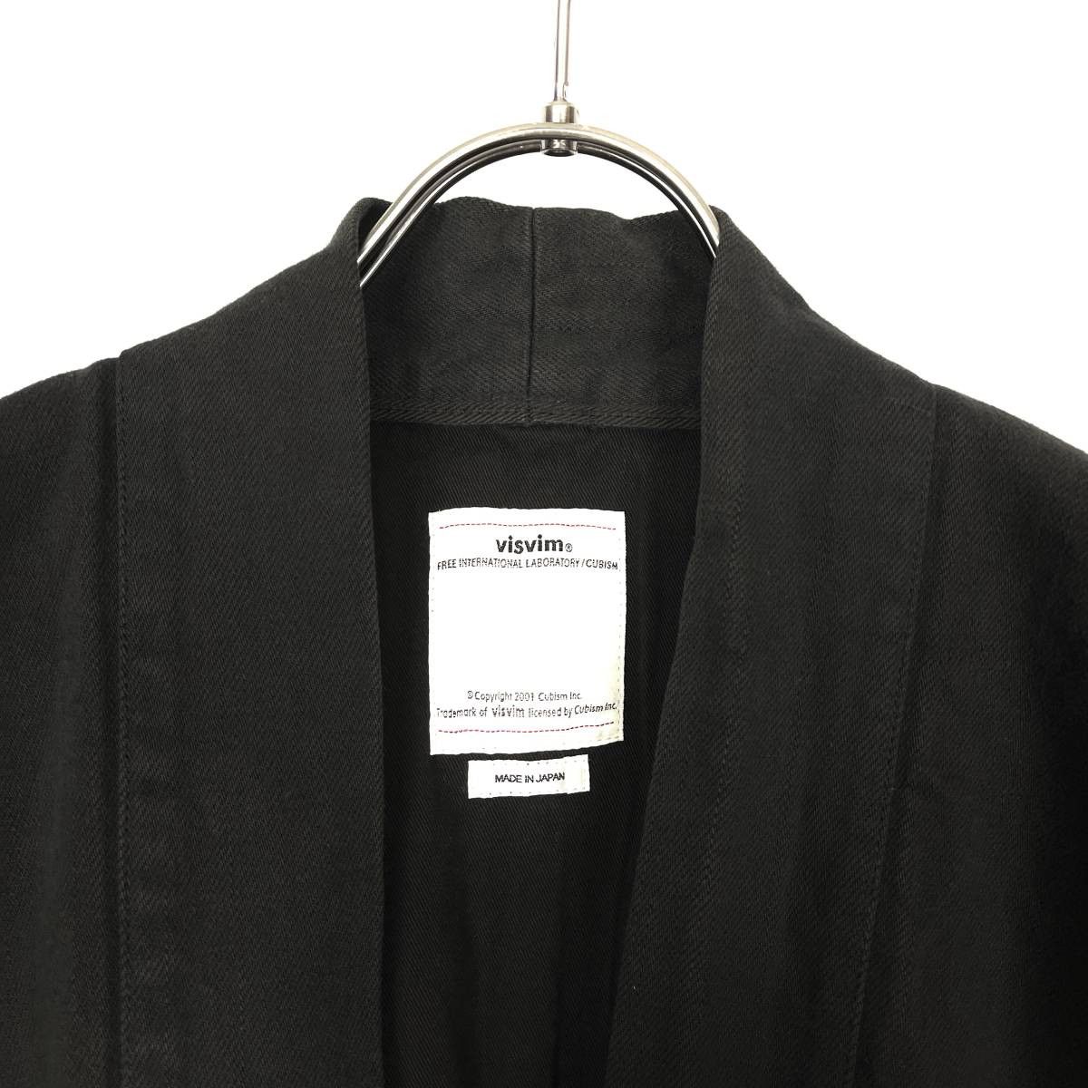 Visvim VISVIM SPOT SANJURO KIMONO 18SS (charcoal) Size US L / EU 52-54 / 3 - 2 Thumbnail