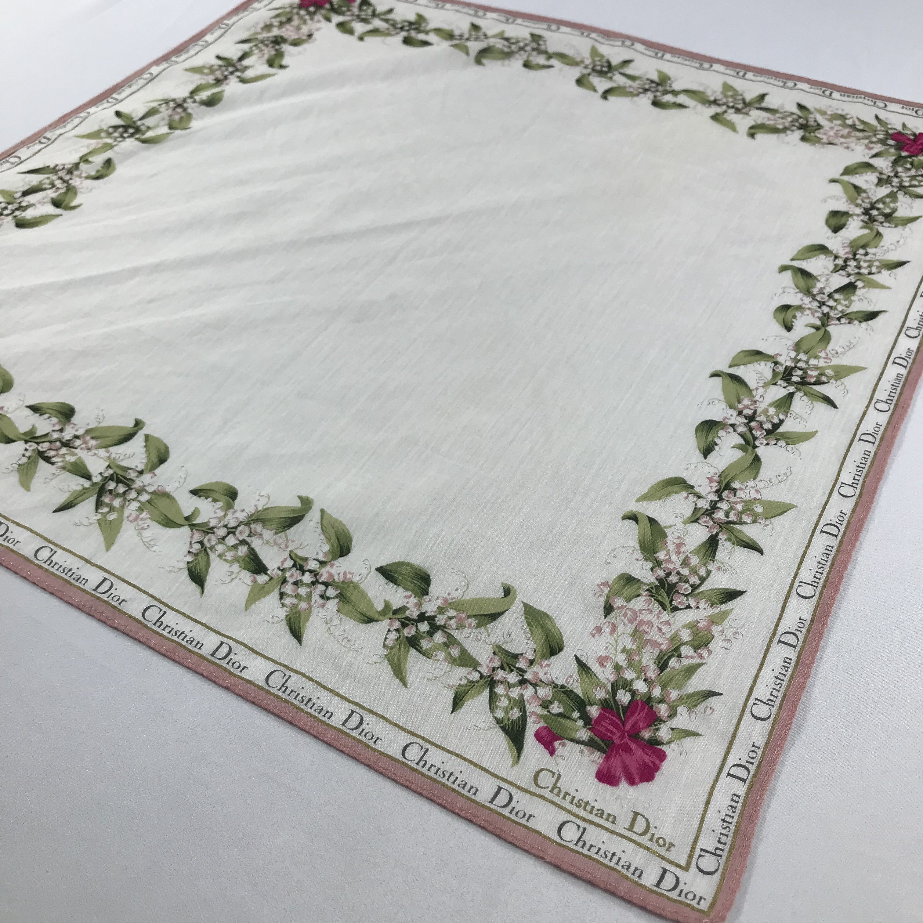 Vintage Christian Dior Bandana / Handkerchief / Neckerchief - S2457 Size ONE SIZE - 2 Thumbnail