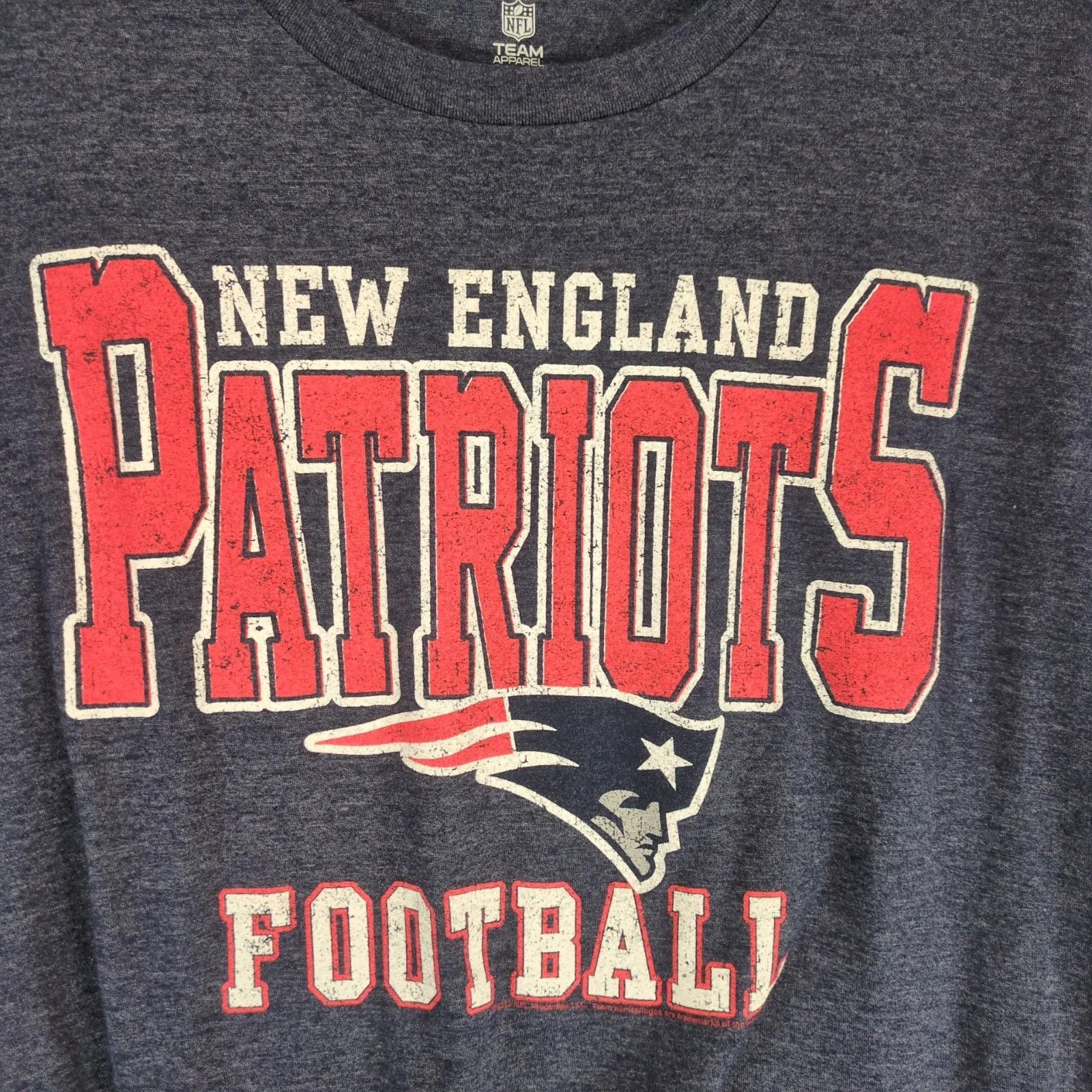 NFL New England Patriots Football XXL T-Shirt NFL Team Apparel Size US XXL / EU 58 / 5 - 4 Thumbnail