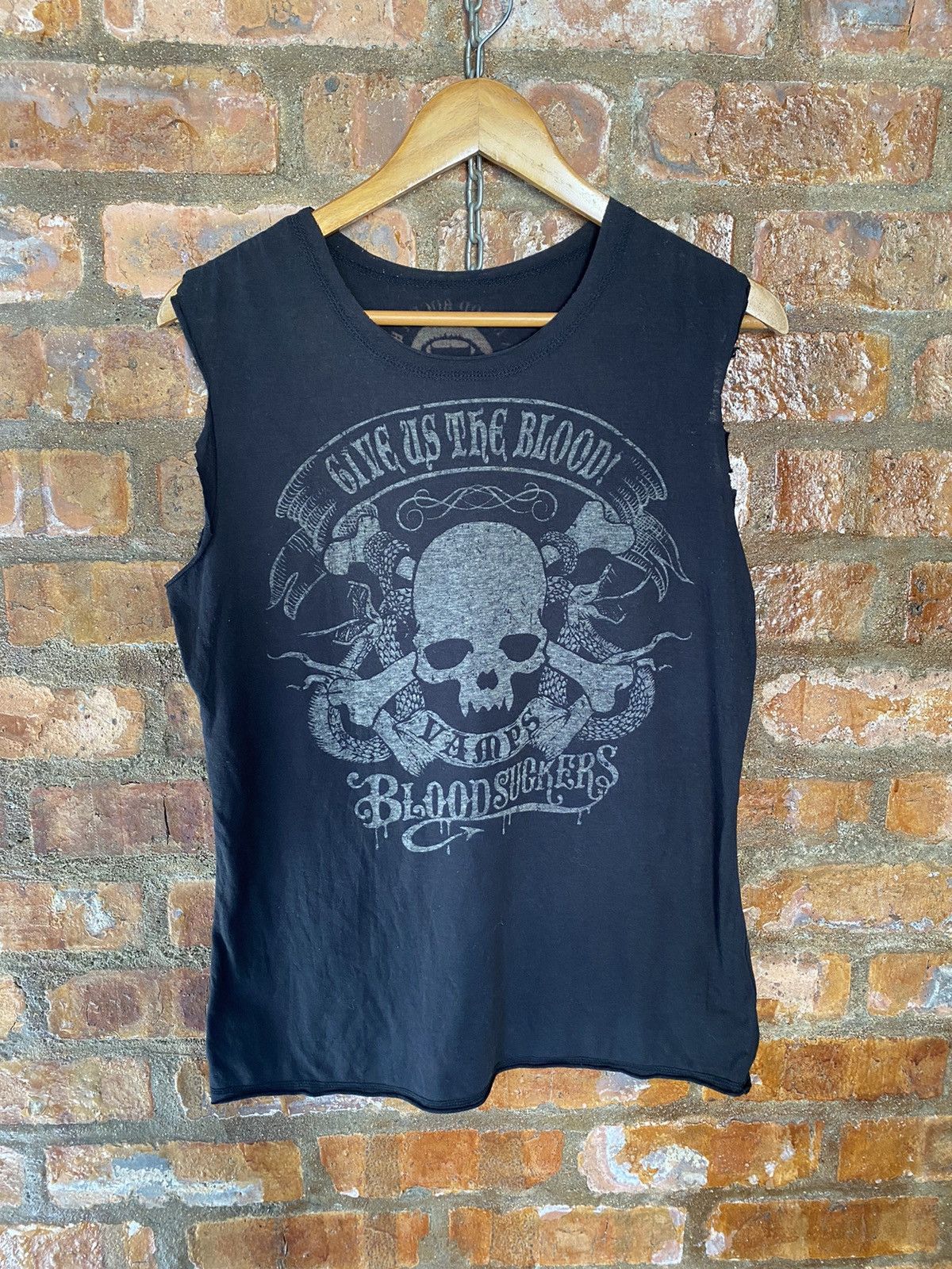 Japanese Brand 2000s Vamps Blood Sucker Skull snake Size US M / EU 48-50 / 2 - 2 Thumbnail