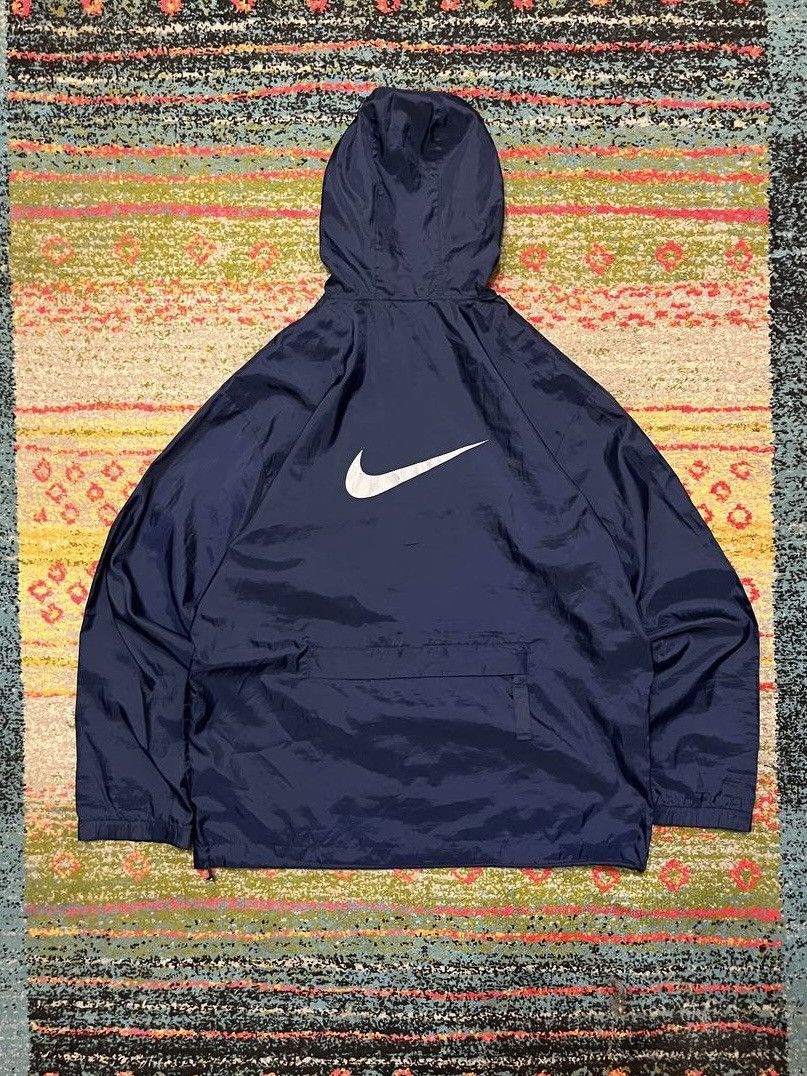 Nike × Vintage Vintage Nike Big Swoosh Nylon Olympic Y2K Jacket L Size US L / EU 52-54 / 3 - 1 Thumbnail