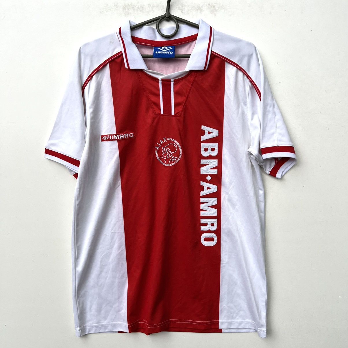 Umbro Vintage Ajax Netherlands football shirt 1998 1999 Adidas Size US L / EU 52-54 / 3 - 1 Thumbnail