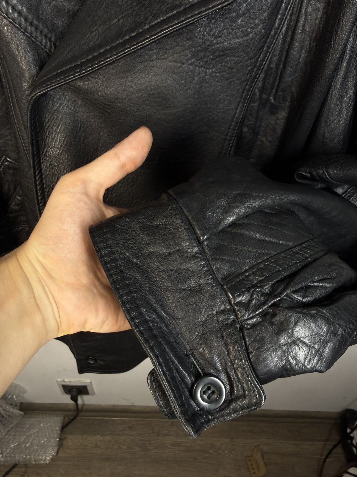 Yves Saint Laurent 90s YSL Leather Jacket Black Soft Vintage Rare Bomber Size US M / EU 48-50 / 2 - 16 Thumbnail