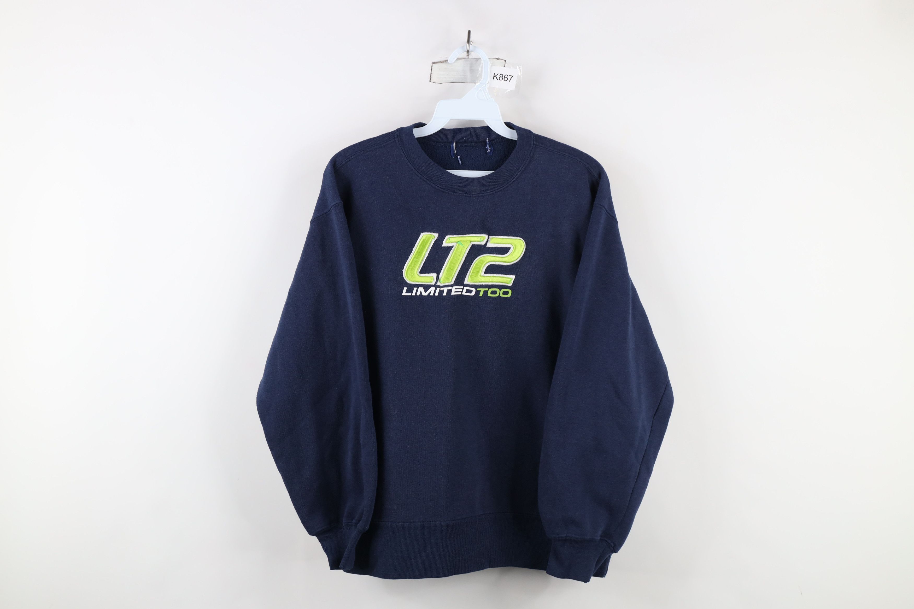 Vintage Vintage Y2K Limited Too Babydoll Sweatshirt Navy Blue Size M / US 6-8 / IT 42-44 - 1 Thumbnail