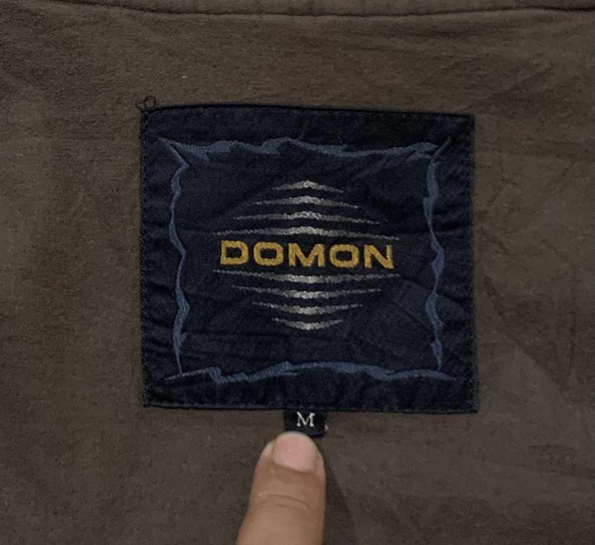Japanese Brand Vintage 90s Wool Varsity Jacket Sleeve Leather By DOMON Size US M / EU 48-50 / 2 - 4 Thumbnail