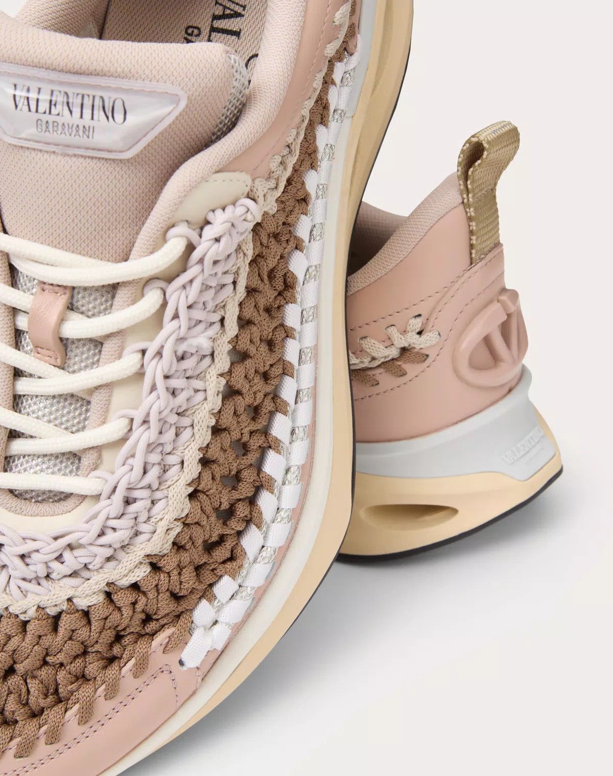 Valentino o1s1wg110625 Vlogo Easyknot Sneaker in Multicolor Size US 6 / IT 36 - 4 Thumbnail