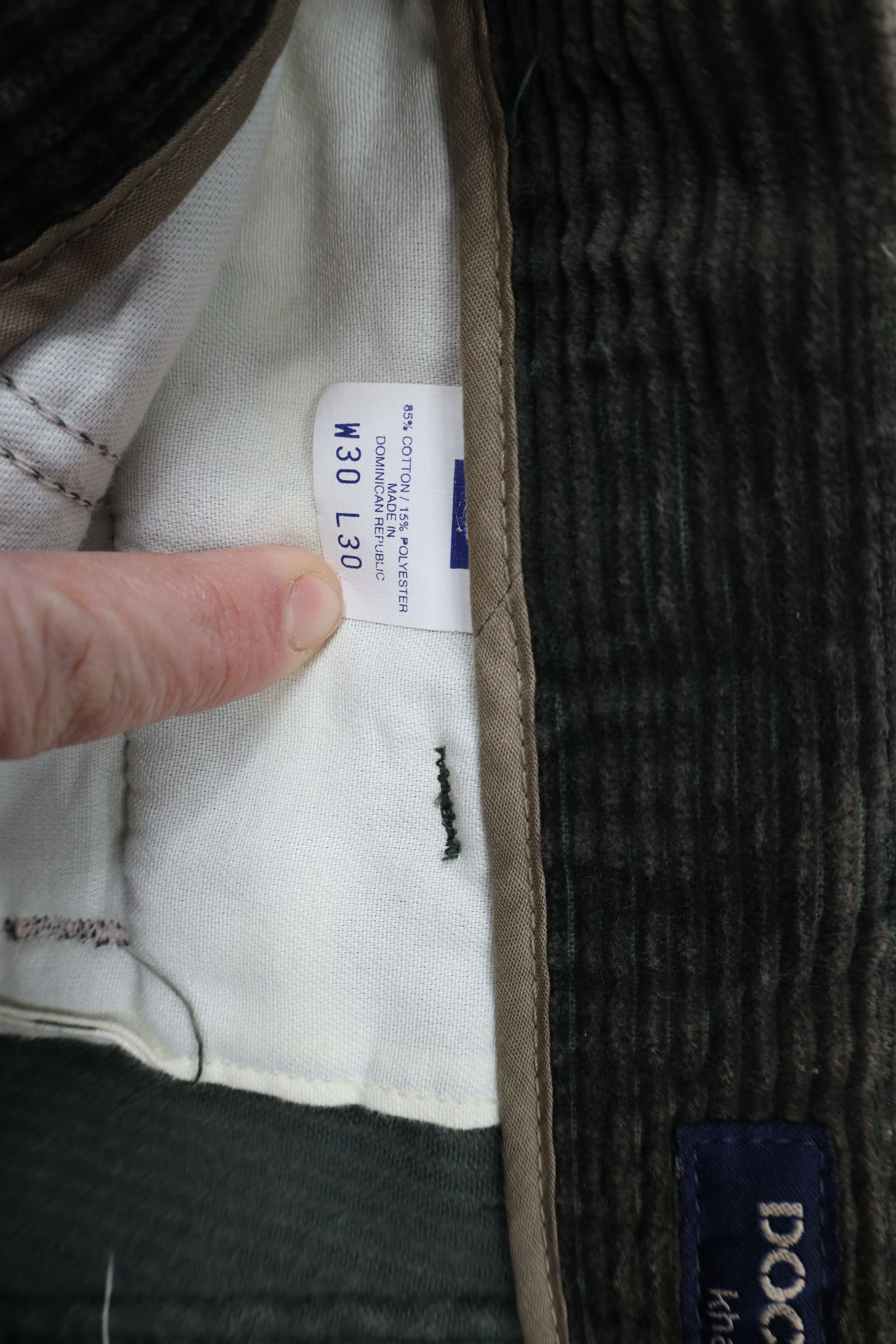 Vintage Vintage 90s Streetwear Heavyweight Corduroy Chino Pants Size US 30 / EU 46 - 9 Thumbnail
