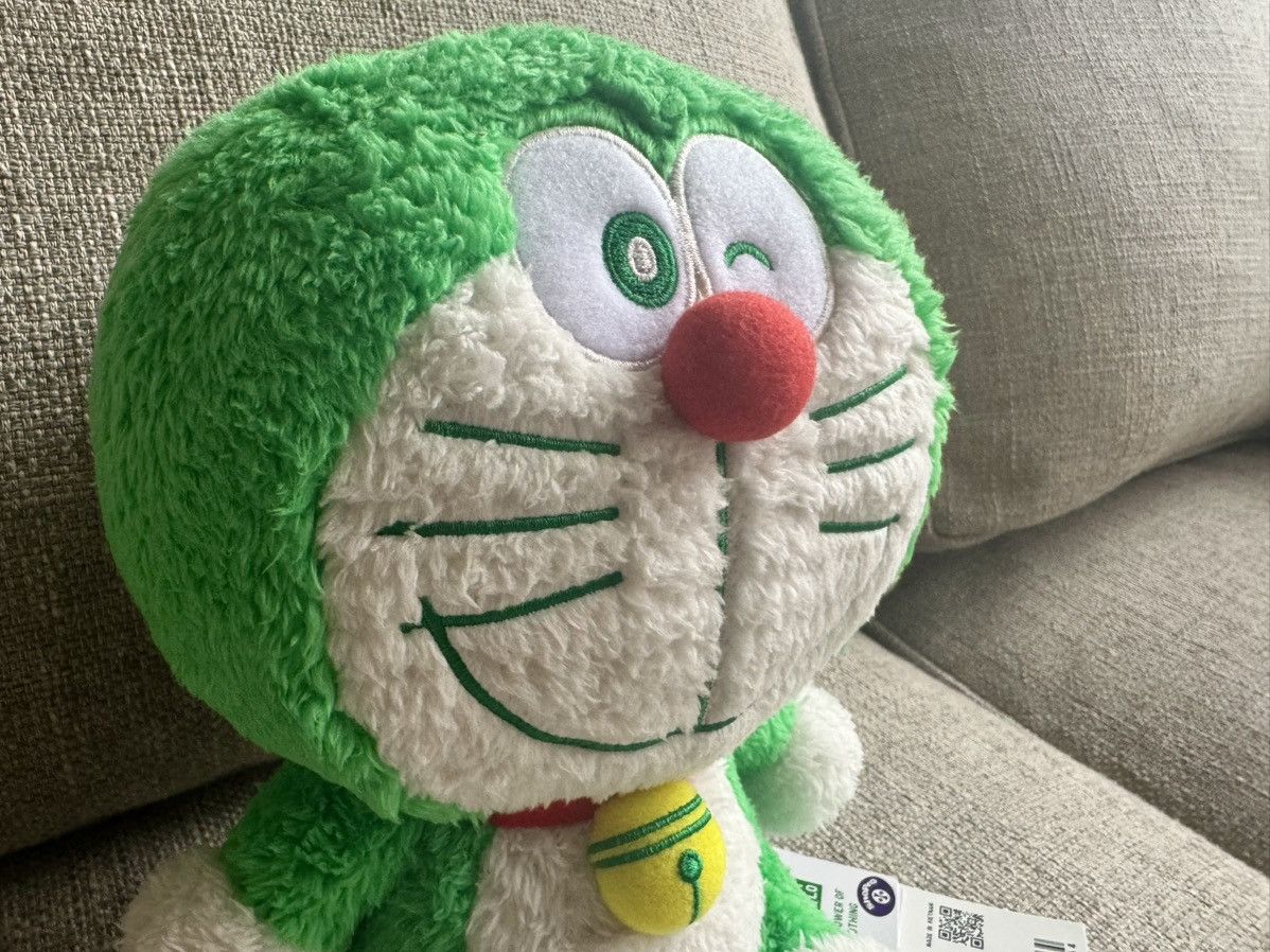 Uniqlo FAST SHIP Doraemon Plush Toy Doll Sustainability Mode Figure Size ONE SIZE - 9 Thumbnail