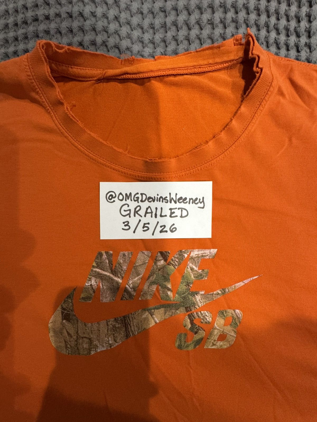 Nike SB Nike SB X Real Tree camo Men’s tshirt Size US XL / EU 56 / 4 - 3 Thumbnail