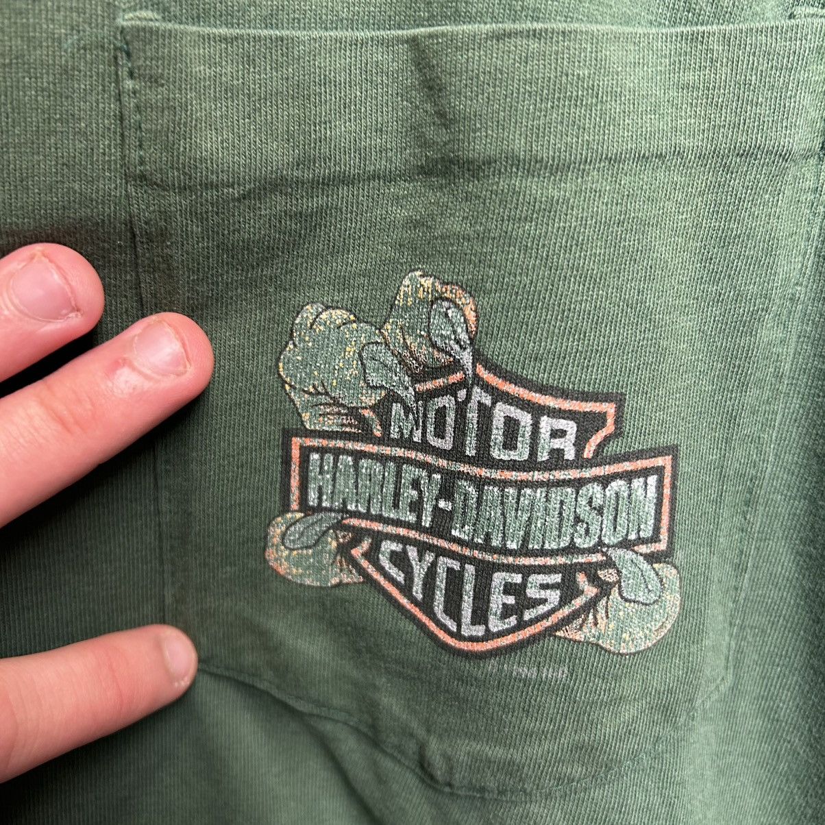Harley Davidson Vintage Harley Davidson 1996 big graphic logo cycle tee Size US L / EU 52-54 / 3 - 5 Thumbnail