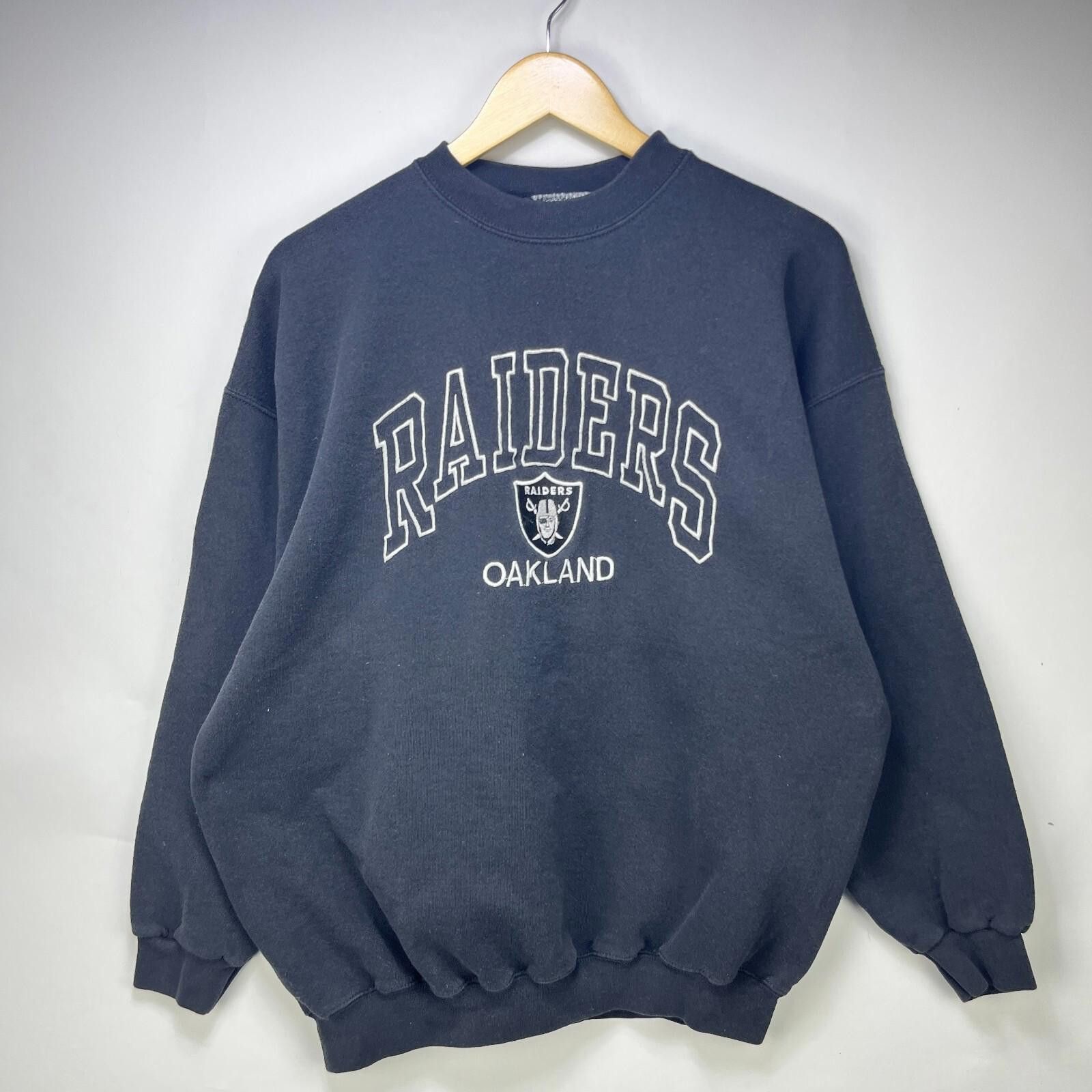 Puma Vintage 90s Oakland Raiders Puma Sun Faded Sweatshirt XL Size ONE SIZE - 1 Thumbnail