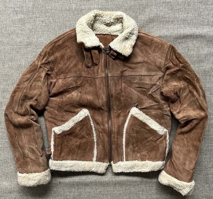 If Six Was Nine Sherpa leather jacket ifsixwasnine lgb style | Grailed