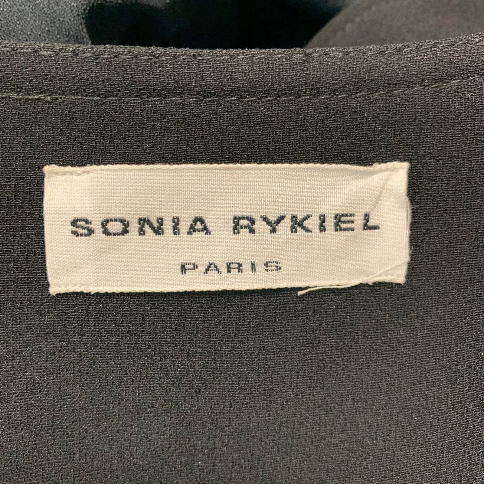 Sonia Rykiel SONIA RYKIEL Black Multi-Color Viscose Floral Snaps Dress Size S / US 4 / IT 40 - 5 Thumbnail