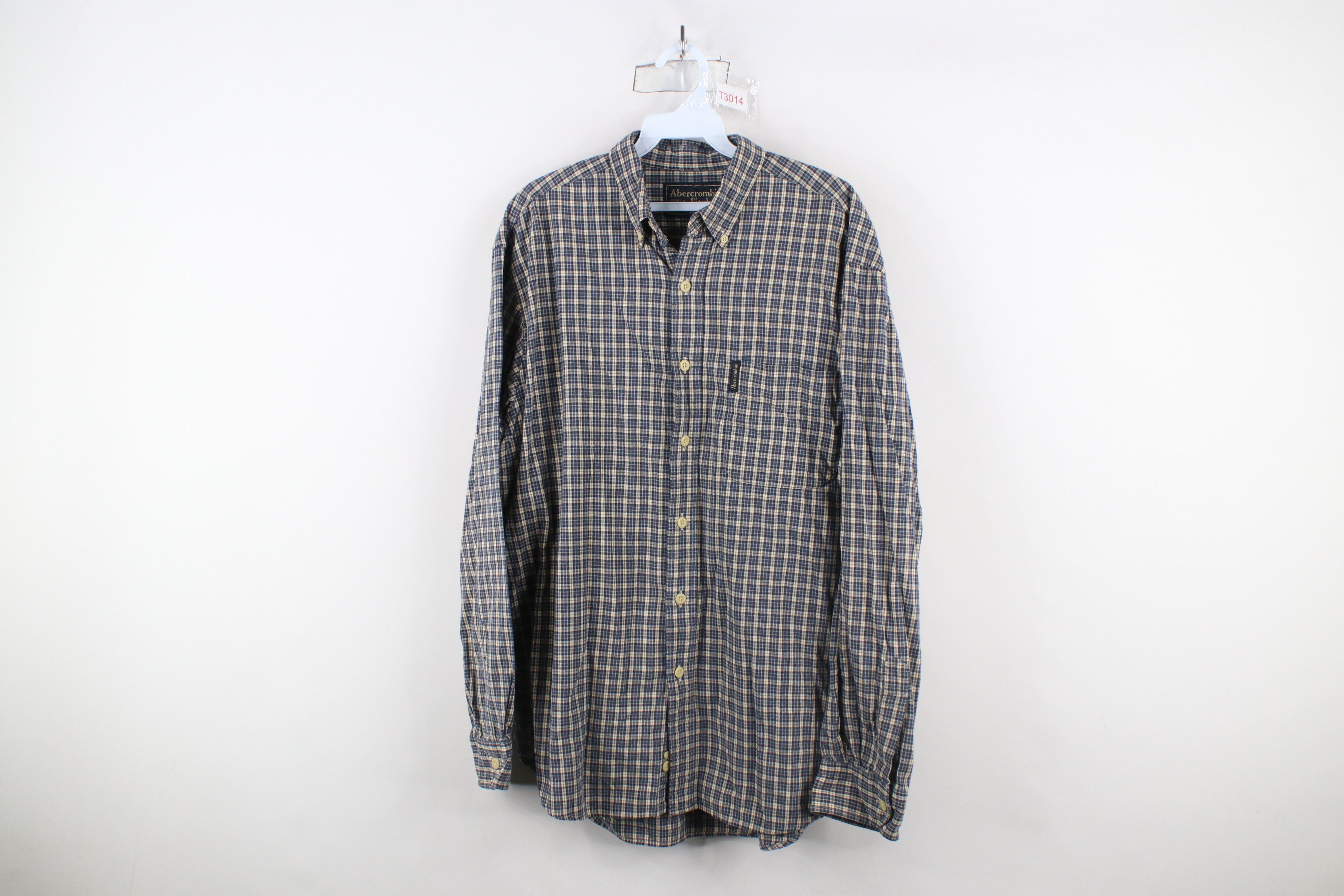 Abercrombie & Fitch × Vintage Vintage 90s Y2K Abercrombie & Fitch Button Down Shirt Plaid Size US S / EU 44-46 / 1 - 1 Thumbnail