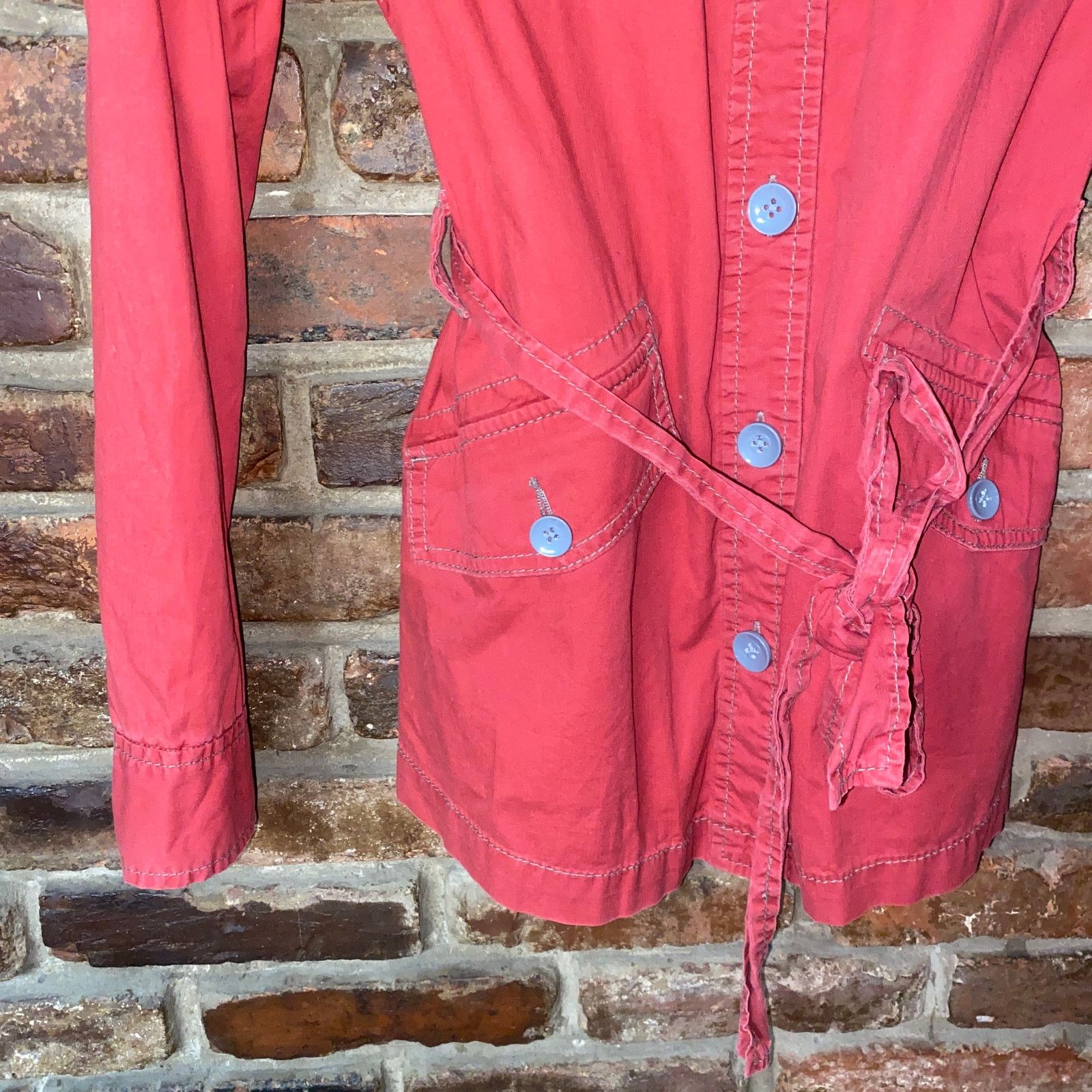 Other Christopher Blue Taylor Red Tie Front Button Down Jacket XL Size XL / US 12-14 / IT 48-50 - 4 Thumbnail
