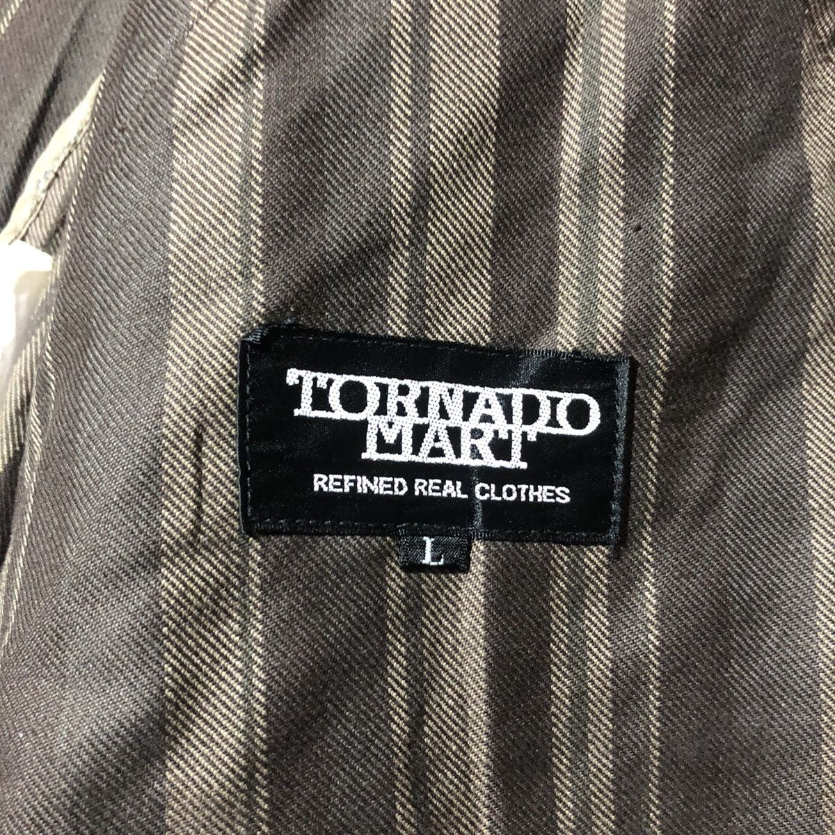 Tornado Mart 2000s Tornado Mart - Vkei Perfecto Canvas Jacket Size US L / EU 52-54 / 3 - 12 Thumbnail