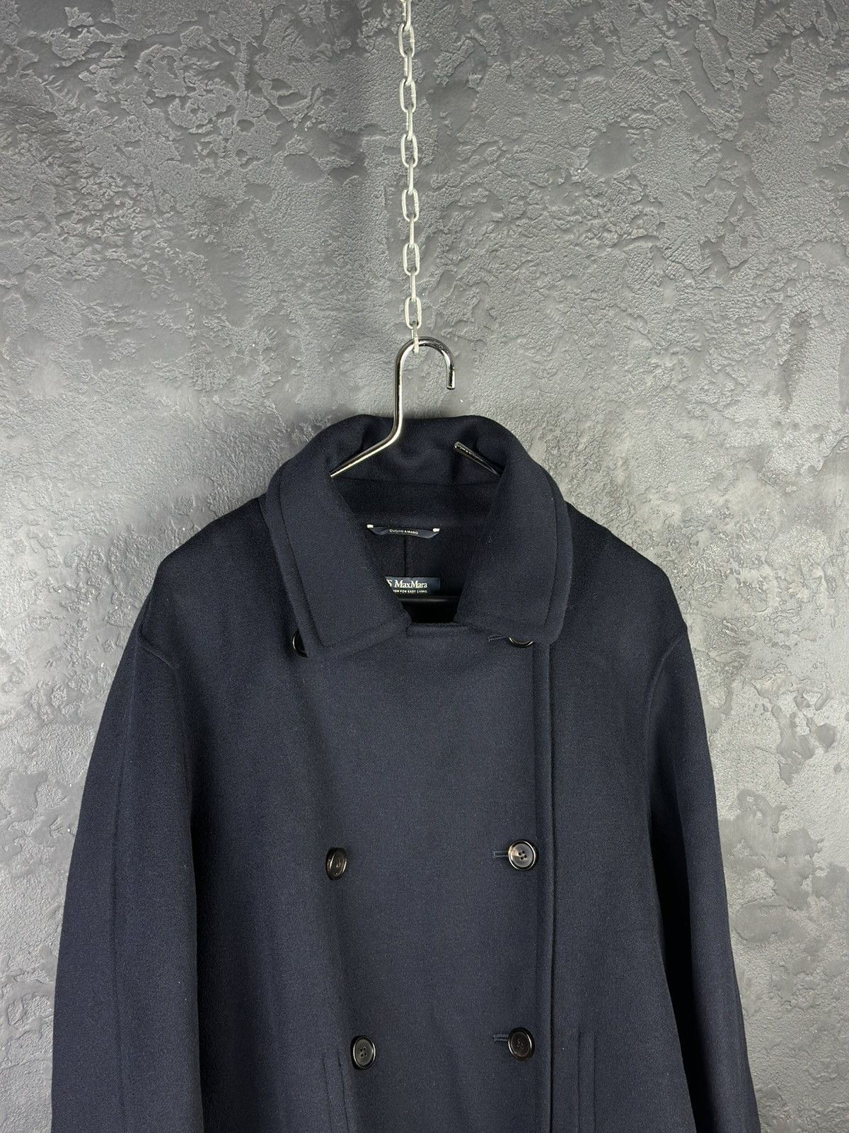 Max Mara Max Mara CUCITO A MANO Wool Coat Italy Size L / US 10 / IT 46 - 2 Thumbnail