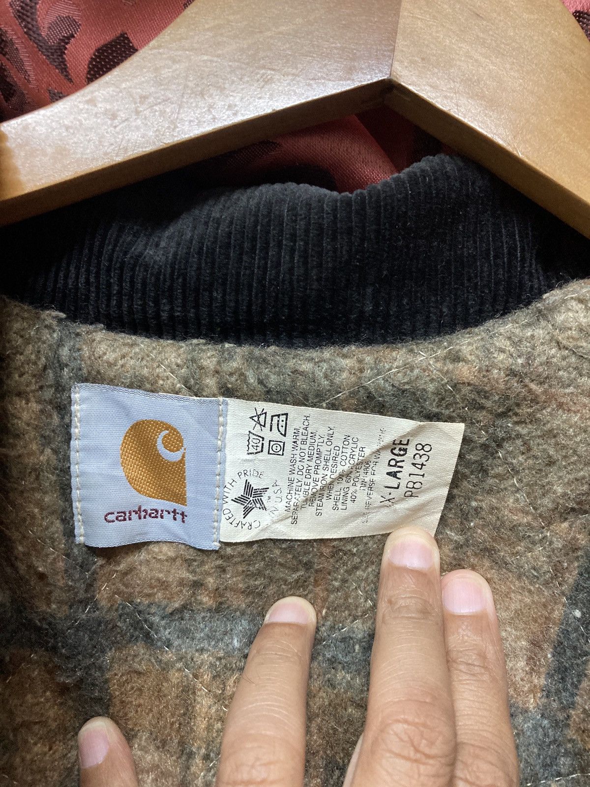 Carhartt × Vintage Vintage Carhartt Blanket heavy jacket Size US XL / EU 56 / 4 - 6 Thumbnail