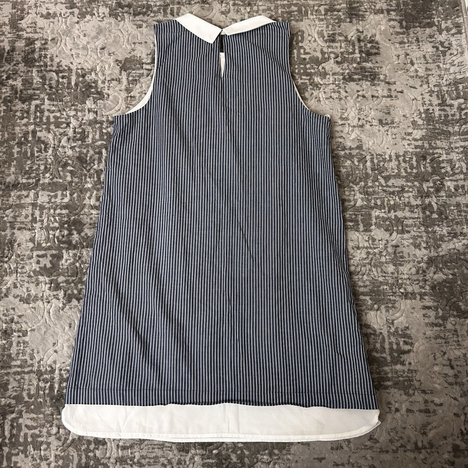 Other Monteau Los Angeles Women's White and Blue Dress Size Large Size L / US 10 / IT 46 - 9 Thumbnail