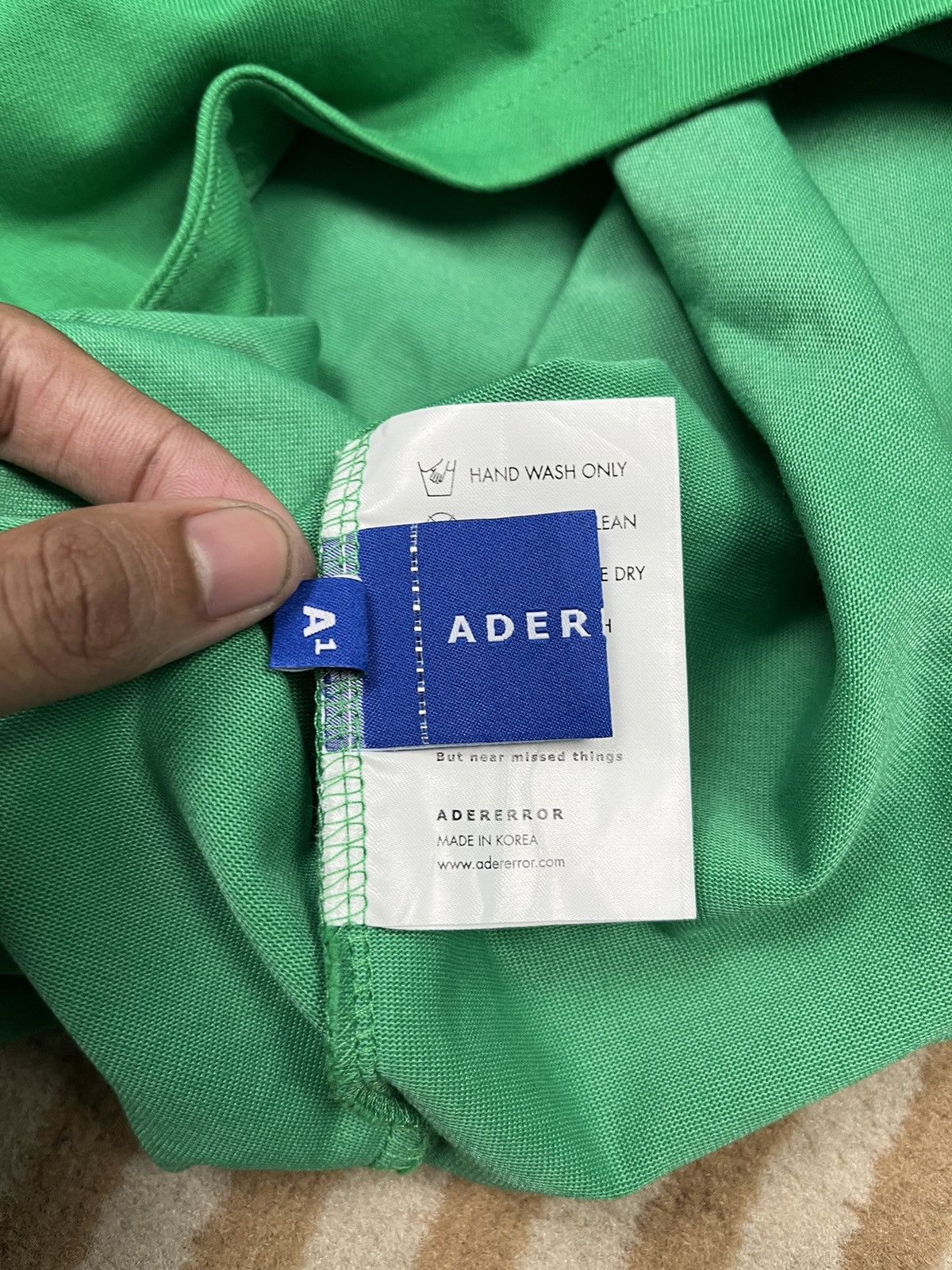Ader Error Ader Error Green T-shirt Size US L / EU 52-54 / 3 - 10 Thumbnail