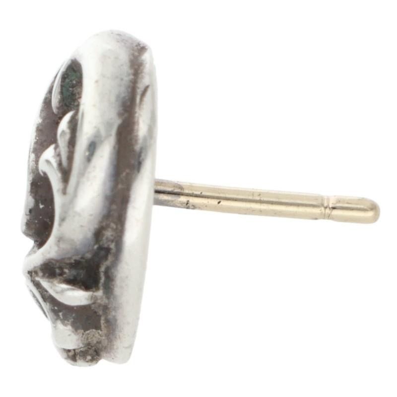 Chrome Hearts Chrome Hearts stud Heart Earring Silver Size ONE SIZE - 3 Thumbnail