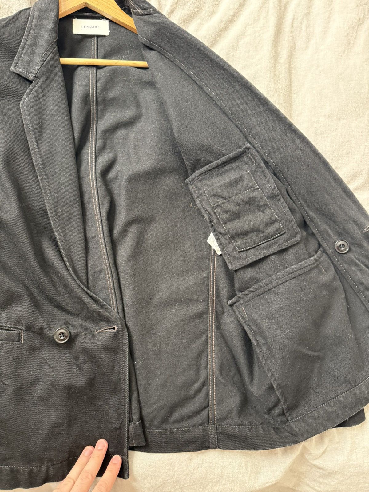 Lemaire LEMAIRE DENIM DOUBLE BREASTED BLAZER Size US M / EU 48-50 / 2 - 3 Thumbnail