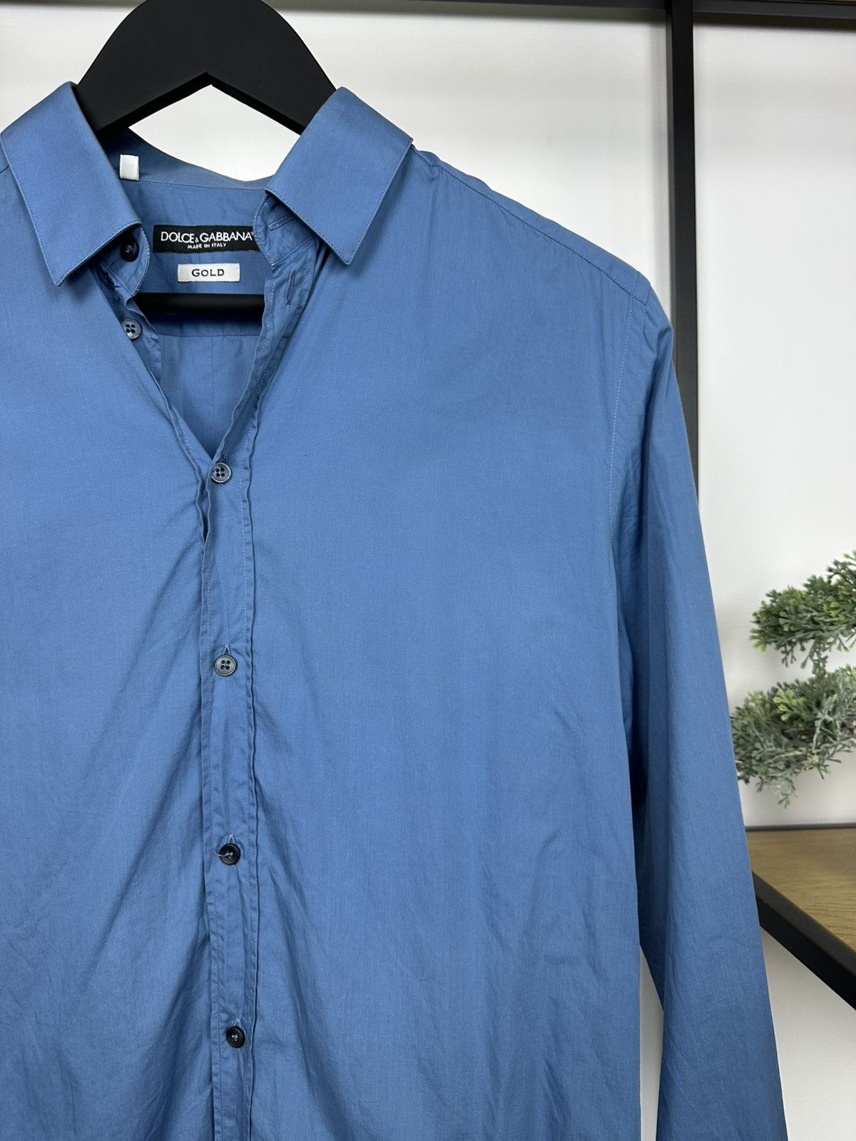 Dolce & Gabbana Dolce & Gabbana Shirt Gold Classic Size 15/39 Blue Men’s M Size US M / EU 48-50 / 2 - 4 Thumbnail