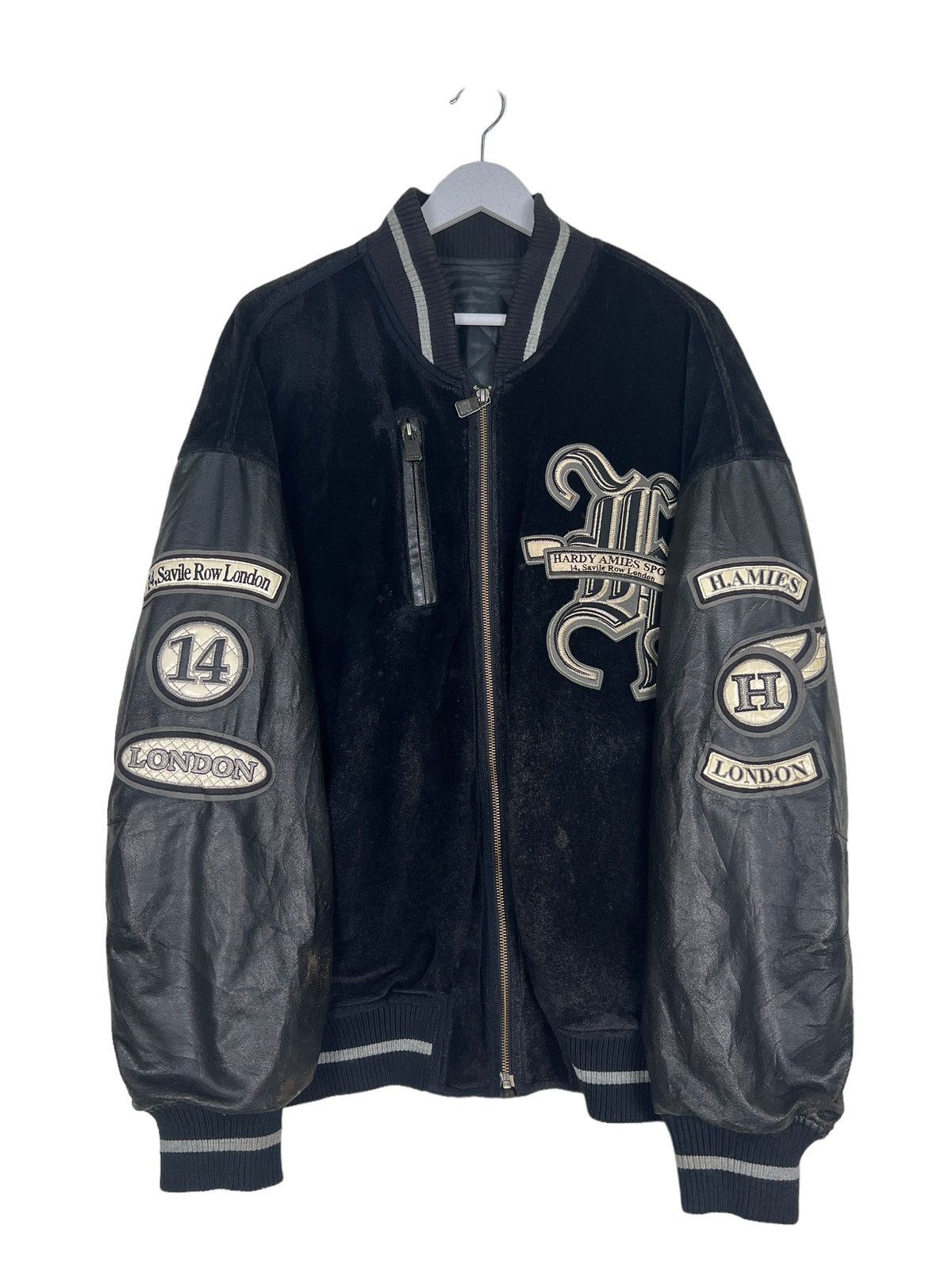 Hardy Amies 🔥 VINTAGE HARDY AMIES SPORT EMBOIDERY BOMBER JACKET Size US XL / EU 56 / 4 - 4 Thumbnail