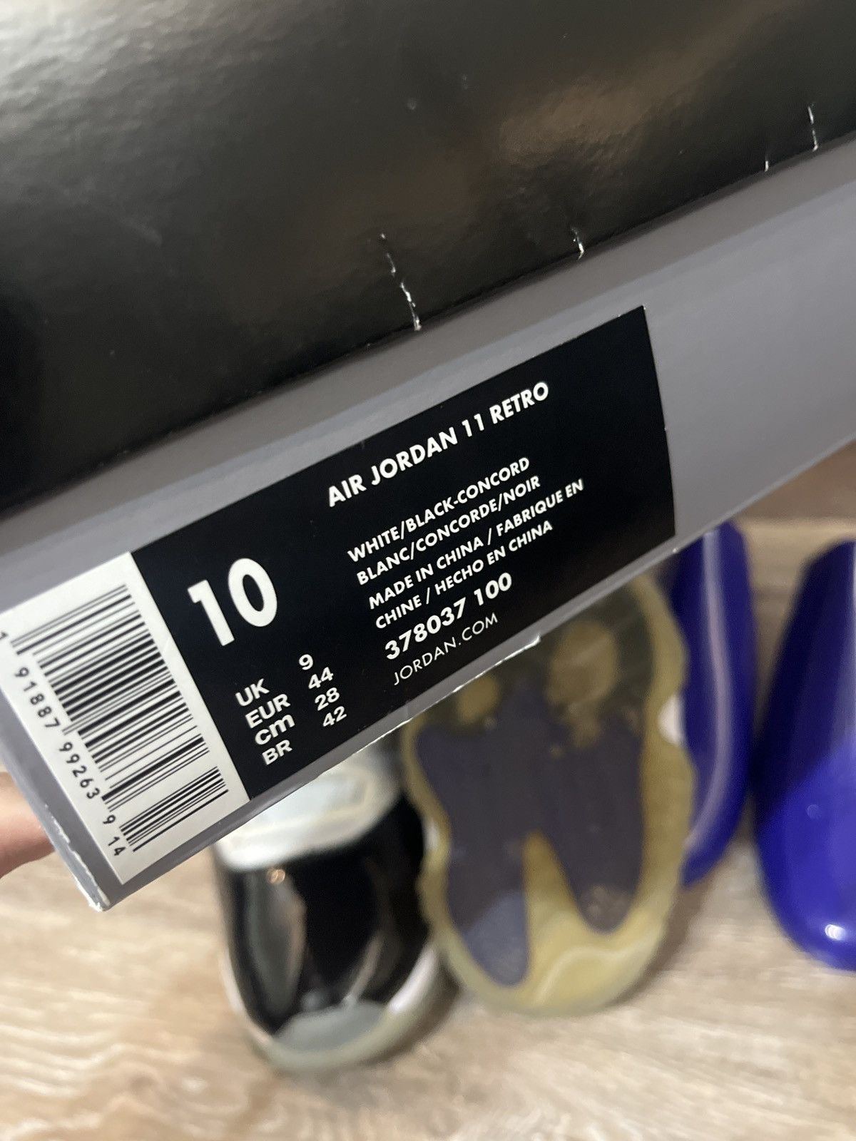 Jordan Brand Air Jordan Retro 11 Concords 10M OG ALL Size US 10 / EU 43 - 8 Thumbnail