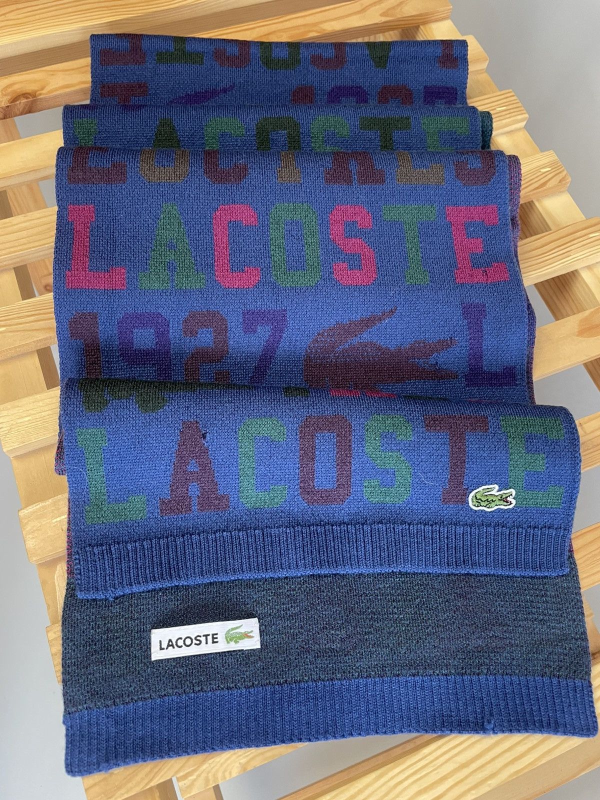 Lacoste Lacoste monogram scarf Size ONE SIZE - 4 Thumbnail