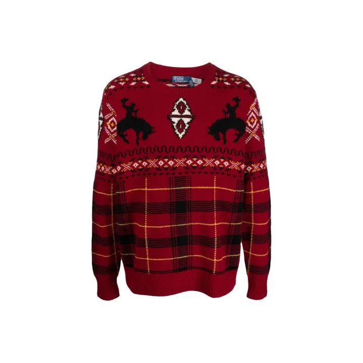 Polo Ralph Lauren Polo Ralph Lauren Logo Embroidered Loose Sweater Size US S / EU 44-46 / 1 - 1 Thumbnail