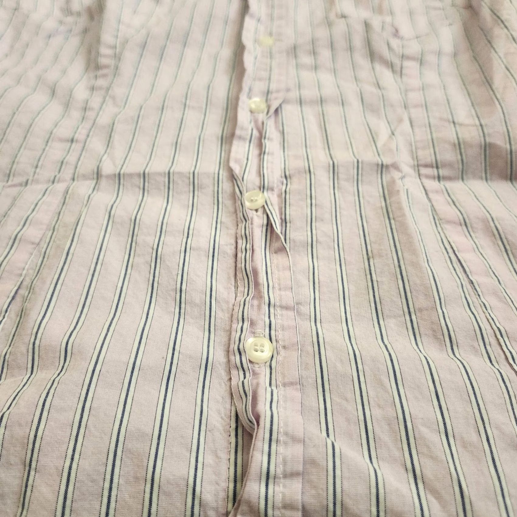 Forever 21 Forever21 Striped Button-Up Dress Shirt S/P Womens Shirt Long Sleeve Multicolor Casual Travel Business Party/Cocktail Spring Fall Winter Mens Girls Size S / US 4 / IT 40 - 6 Thumbnail