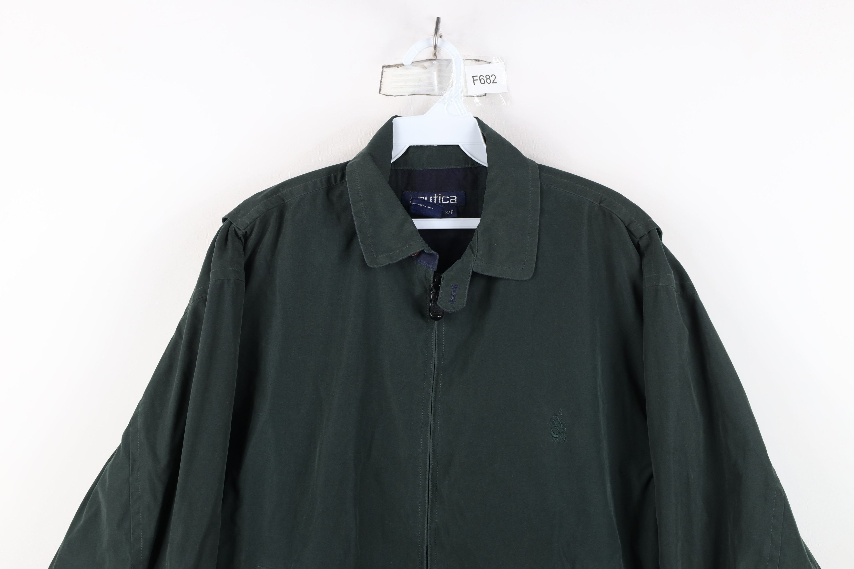Nautica Vintage 90s Nautica Microfiber Sailing Bomber Jacket Green Size US S / EU 44-46 / 1 - 2 Thumbnail