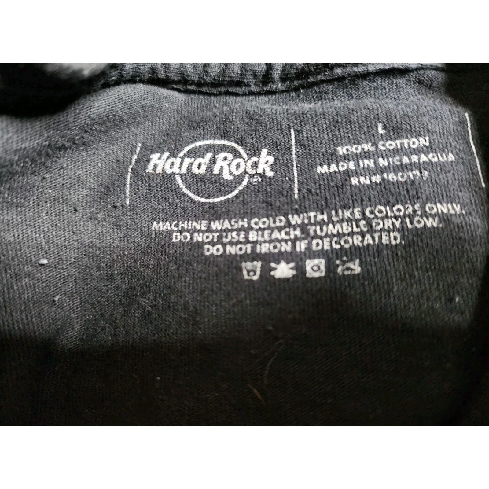 Hard Rock Cafe Hard Rock Cafe T-Shirt Mens L Black Graphic Print Florida Casual Size US L / EU 52-54 / 3 - 5 Thumbnail