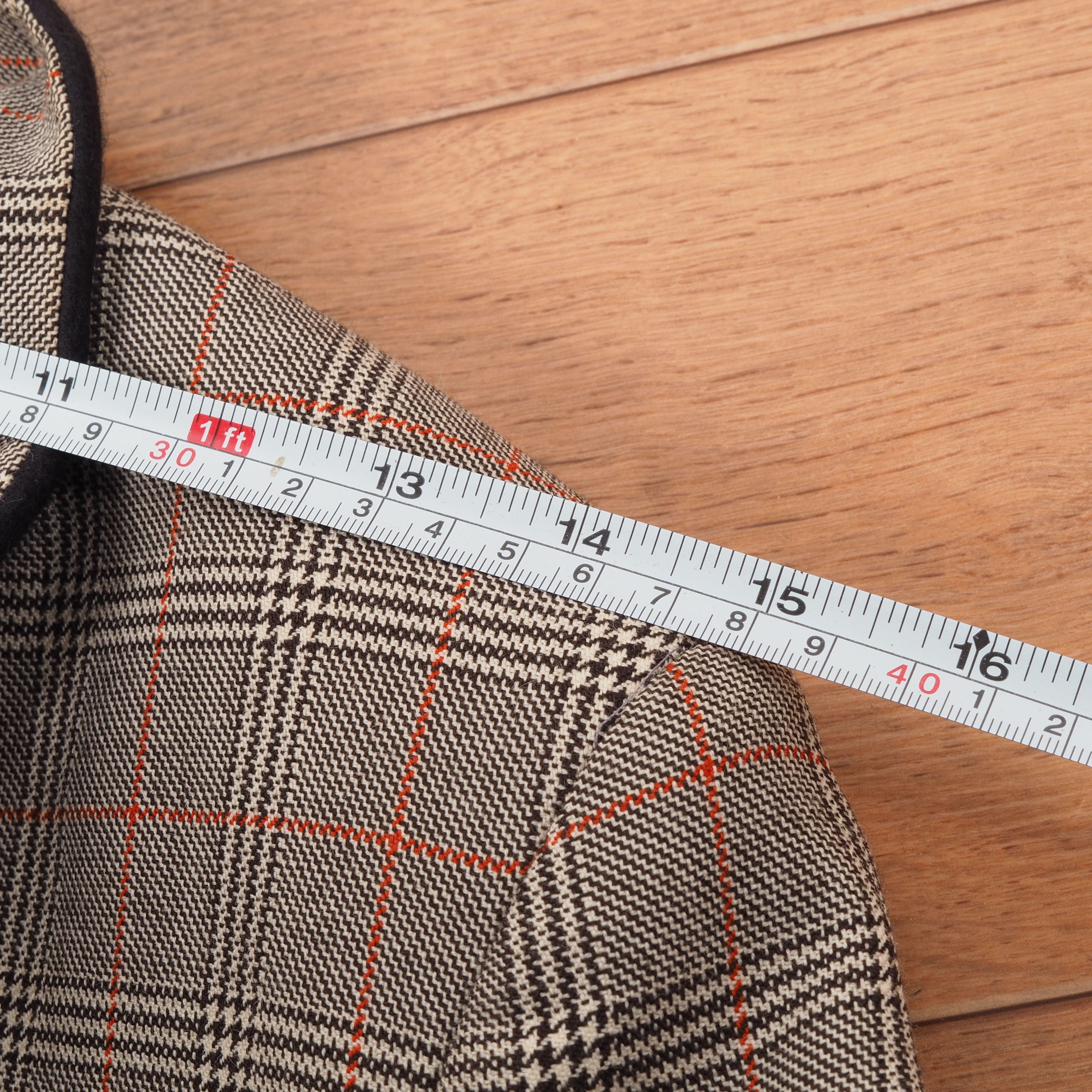 Stella McCartney STELLA MCCARTNEY Wool Gray Red Plaid Blazer Jacket Size S / US 4 / IT 40 - 9 Thumbnail